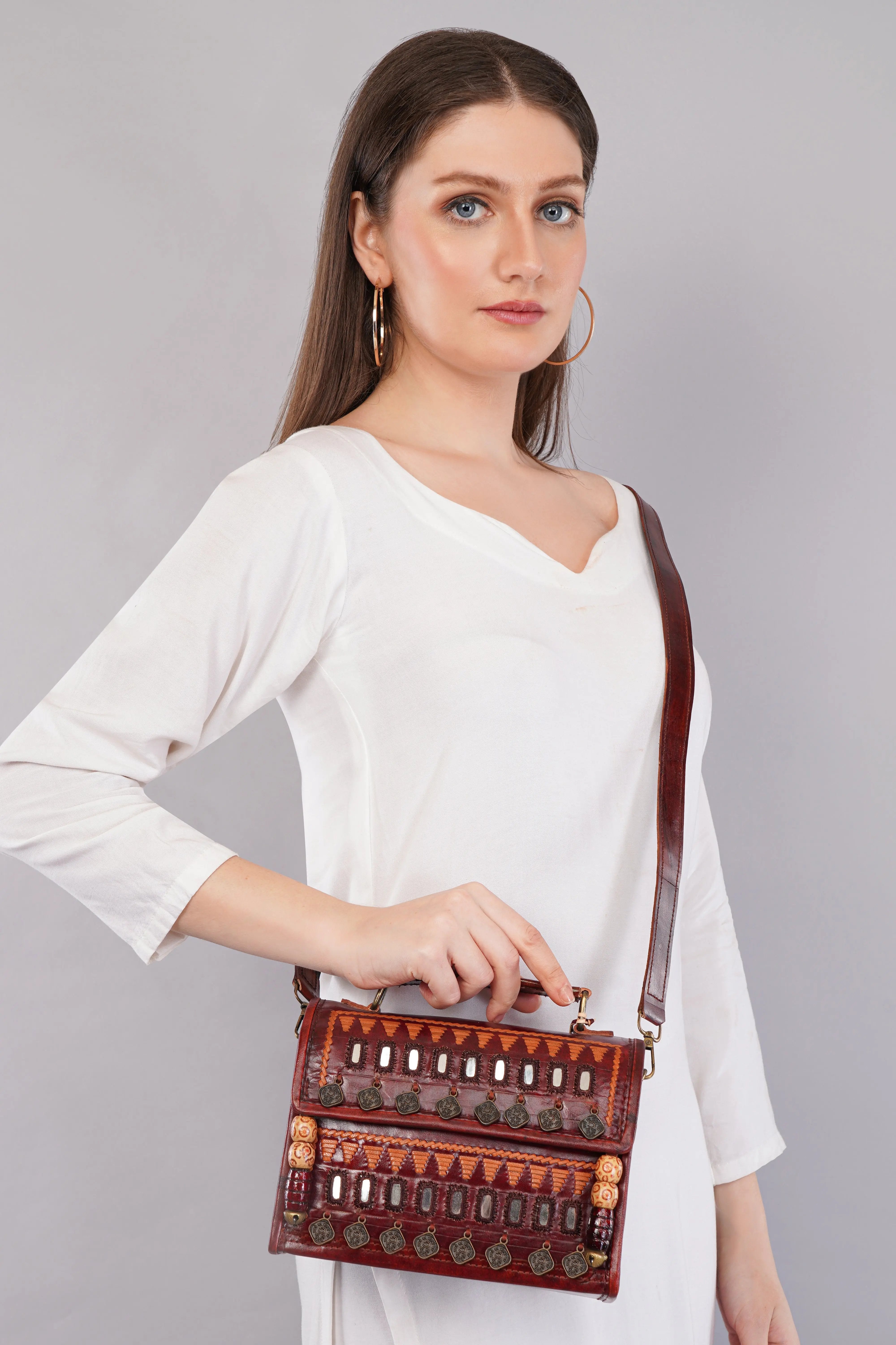 Aabhala - The Coin Mirror Sling RAKHIYO