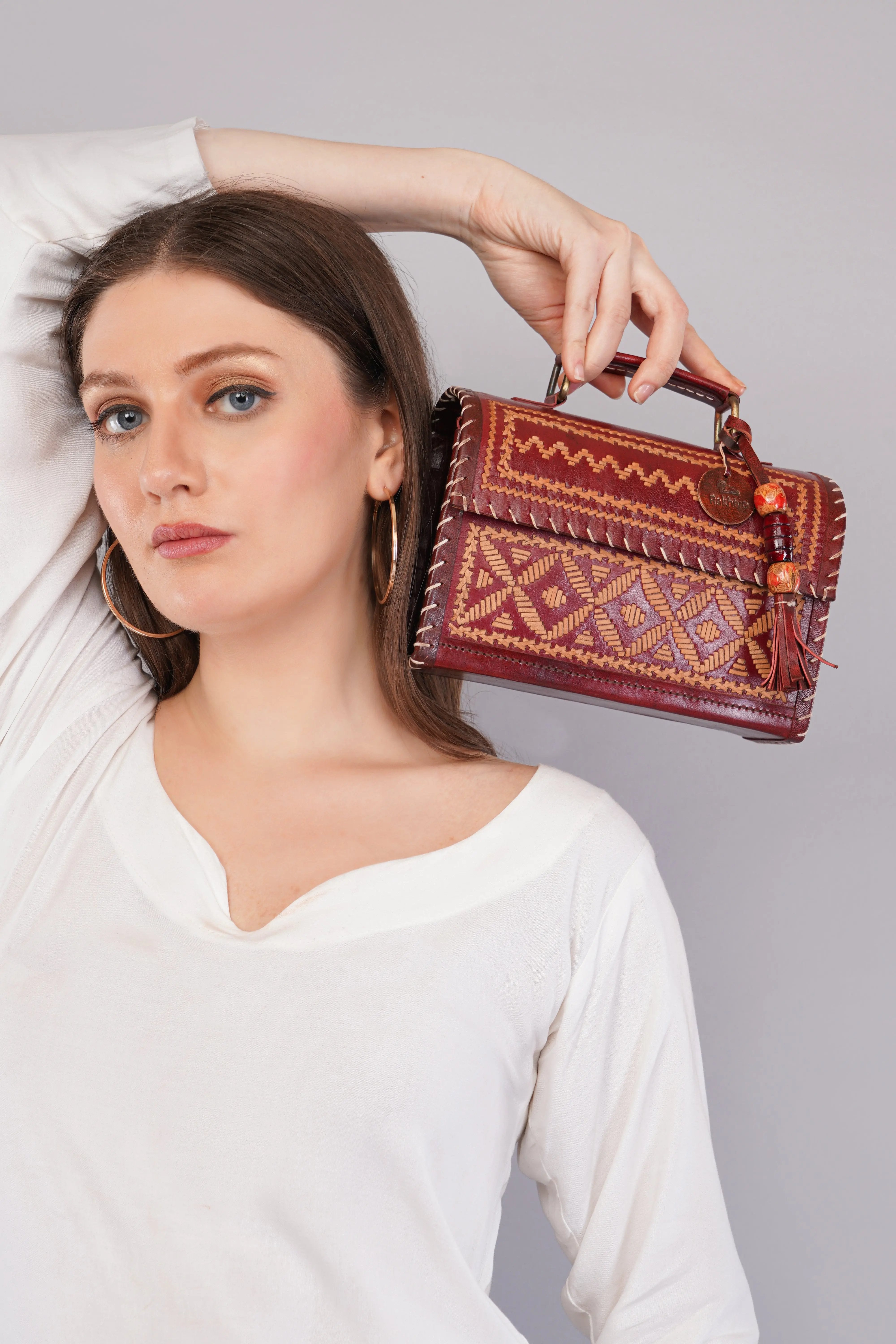 Brown Kutchhi Hut - The Sling RAKHIYO