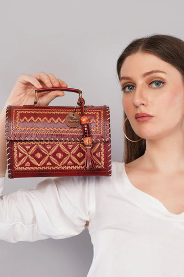 Brown Kutchhi Hut - The Sling RAKHIYO