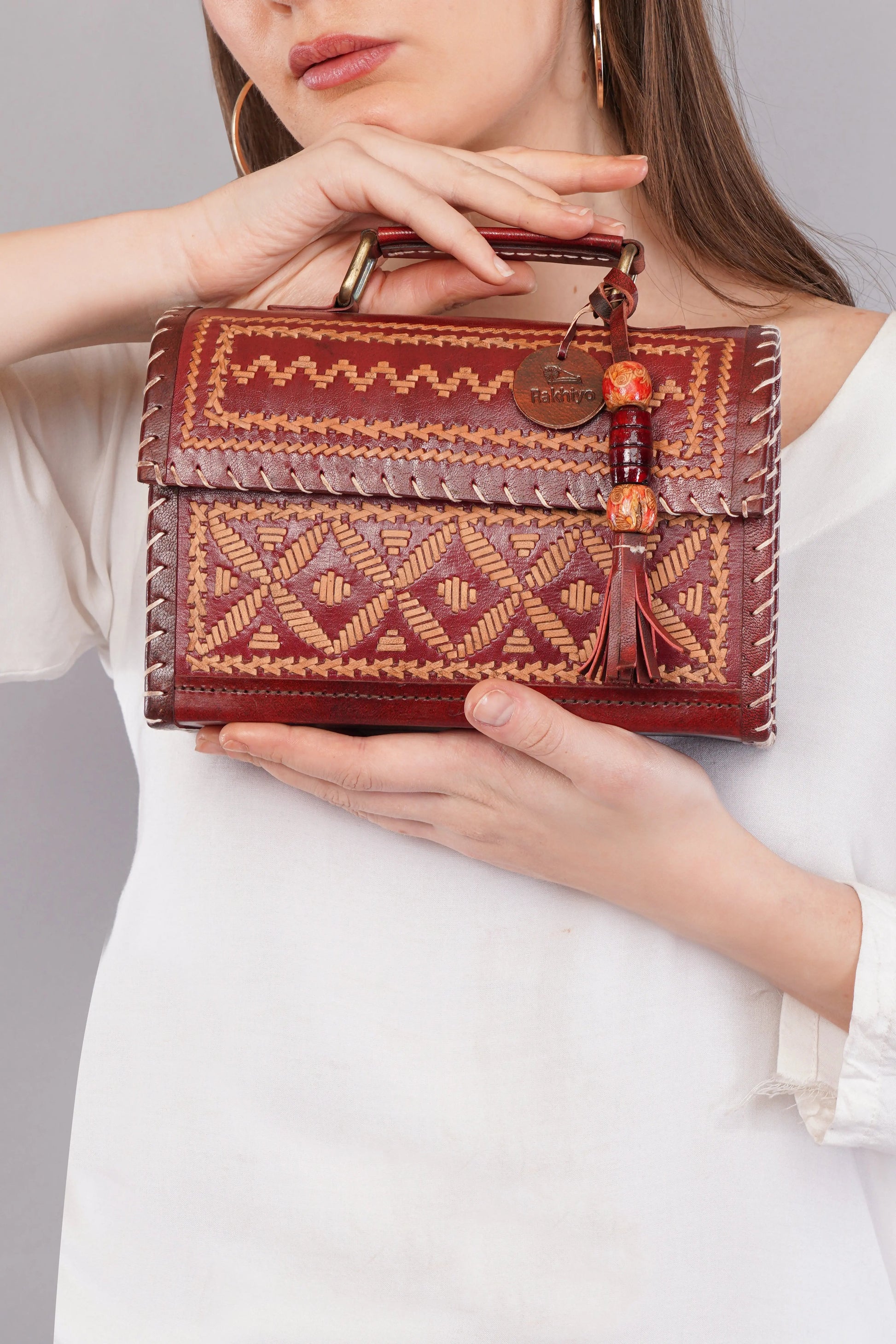 Brown Kutchhi Hut - The Sling RAKHIYO