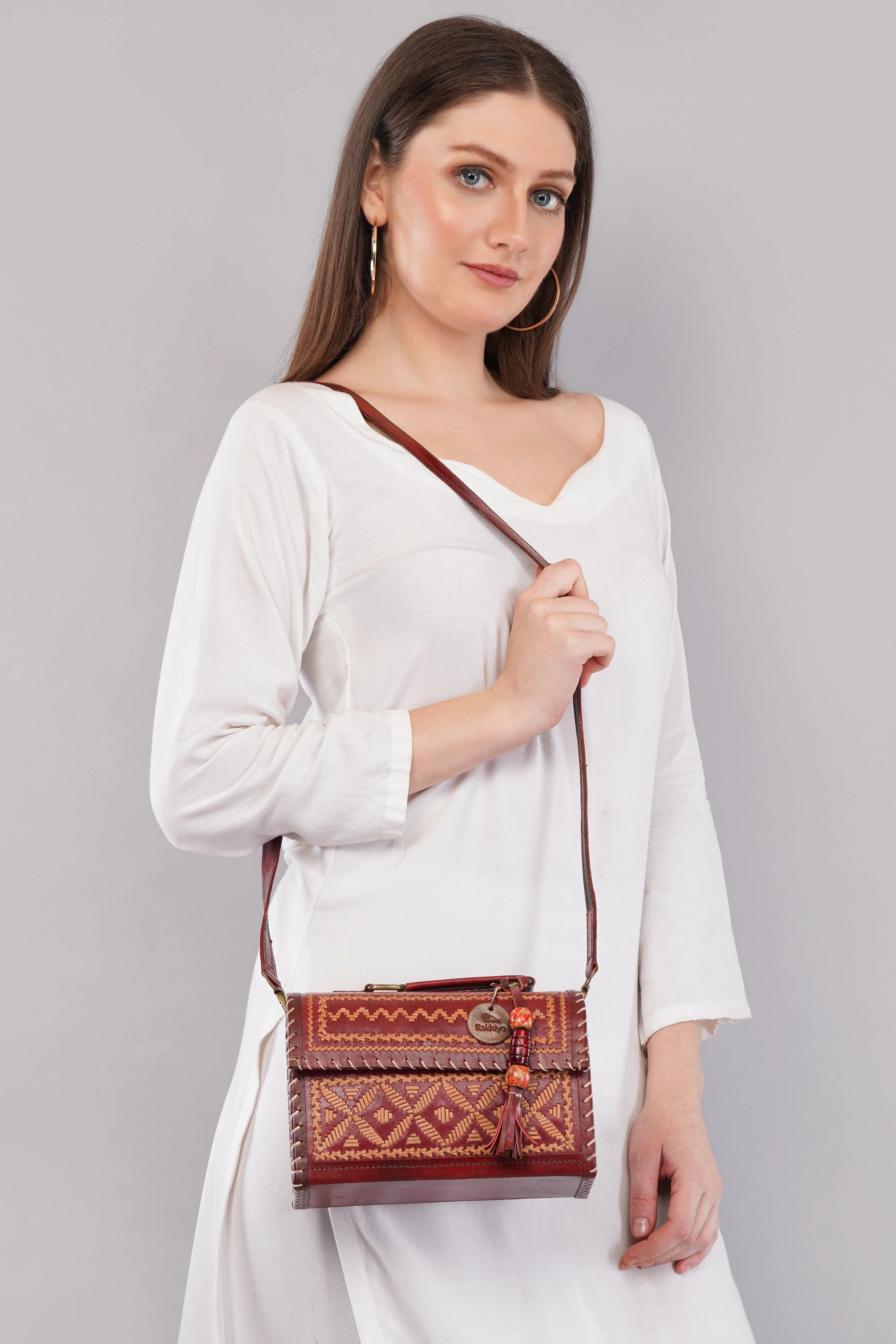 Brown Kutchhi Hut - The Sling RAKHIYO