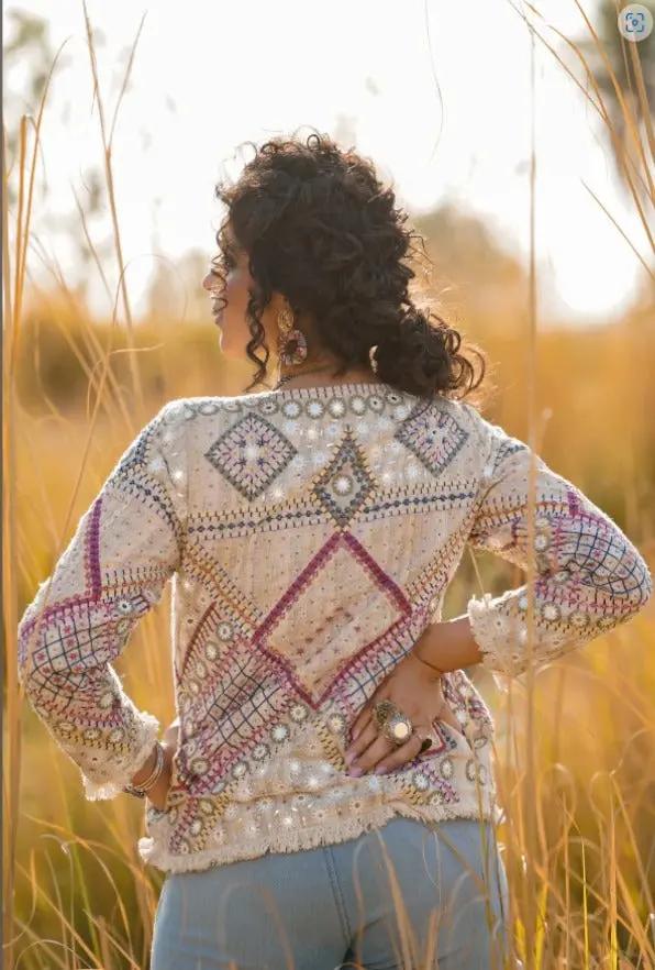 Kalindi Embroidered Jacket RAKHIYO