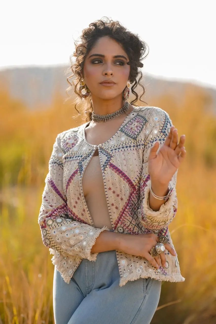 Kalindi Embroidered Jacket RAKHIYO