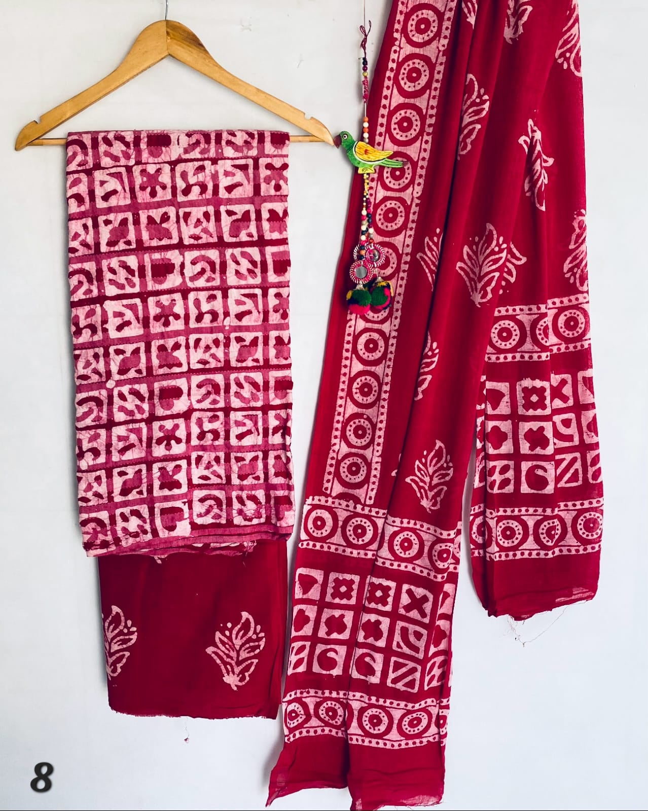 Kantha Batik Cotton Suit Material