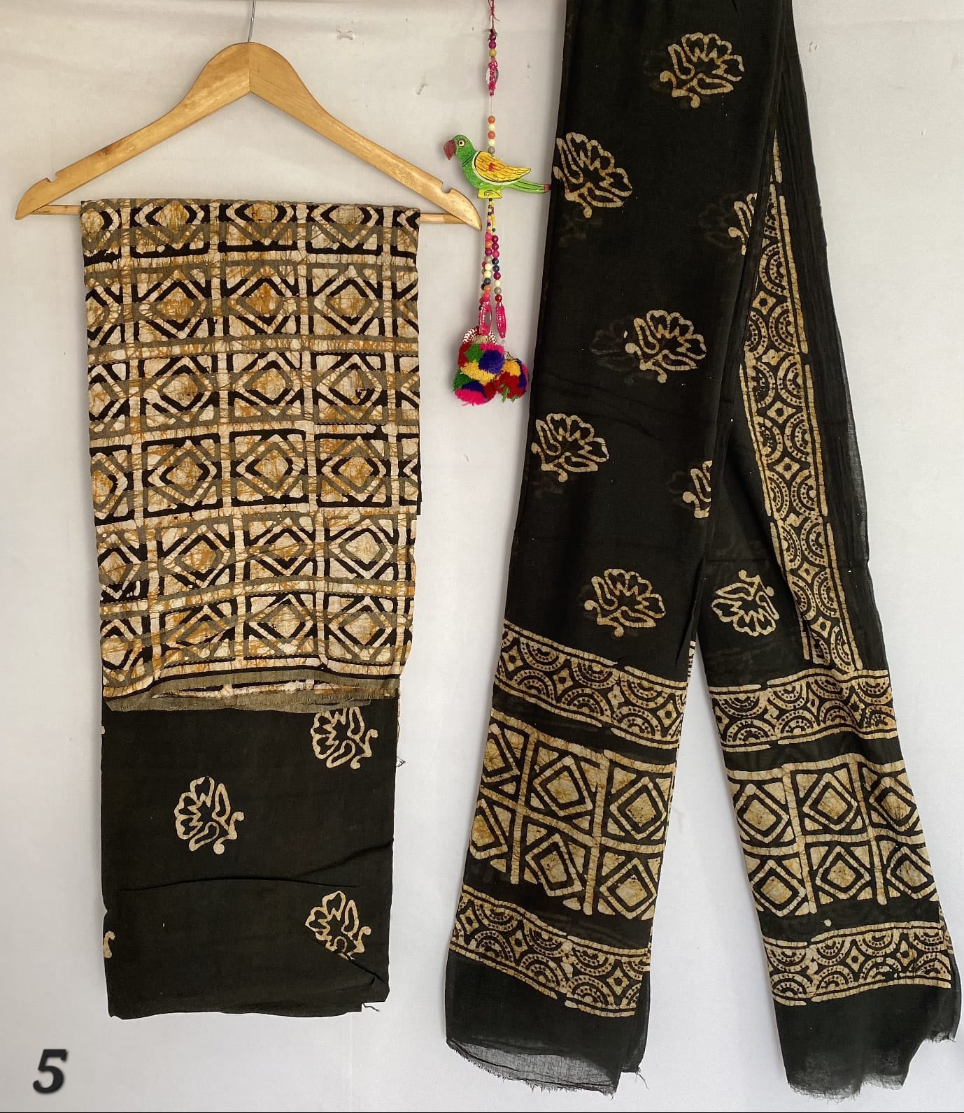 Kantha Batik Cotton Suit Material