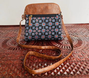 Ajarakh Mashroo Sling Bag RAKHIYO