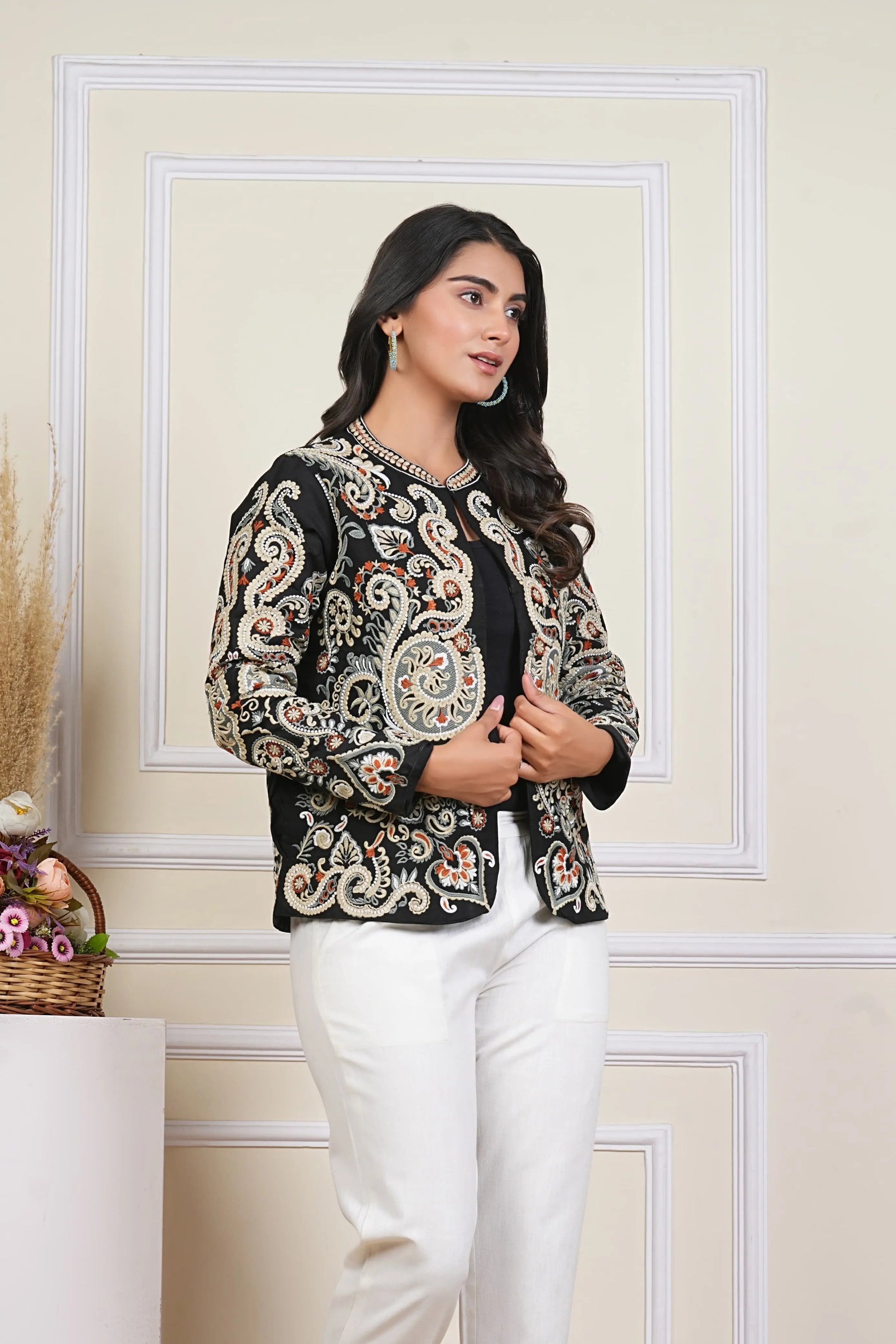 Kasida Embroidered Jacket RAKHIYO