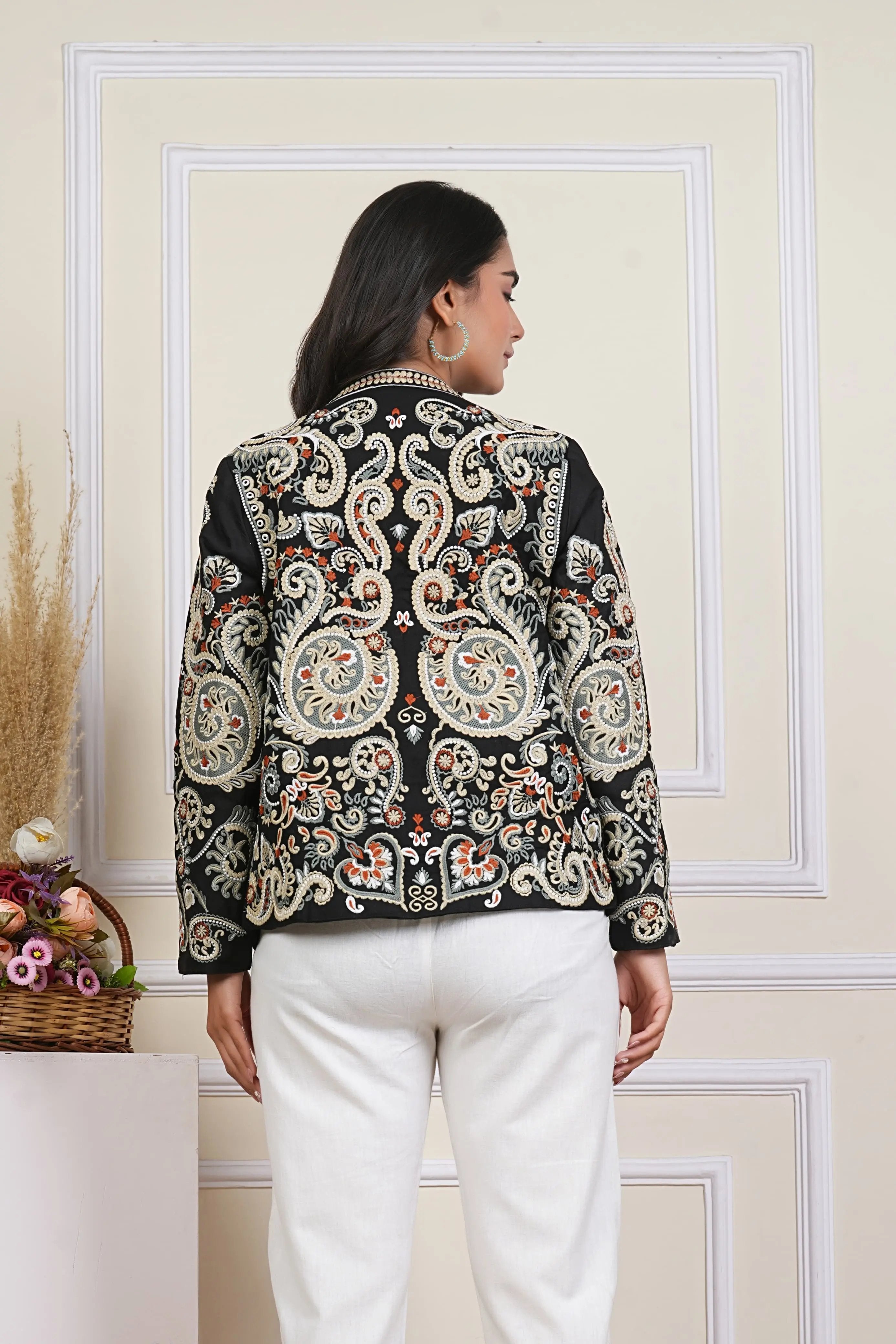 Kasida Embroidered Jacket RAKHIYO