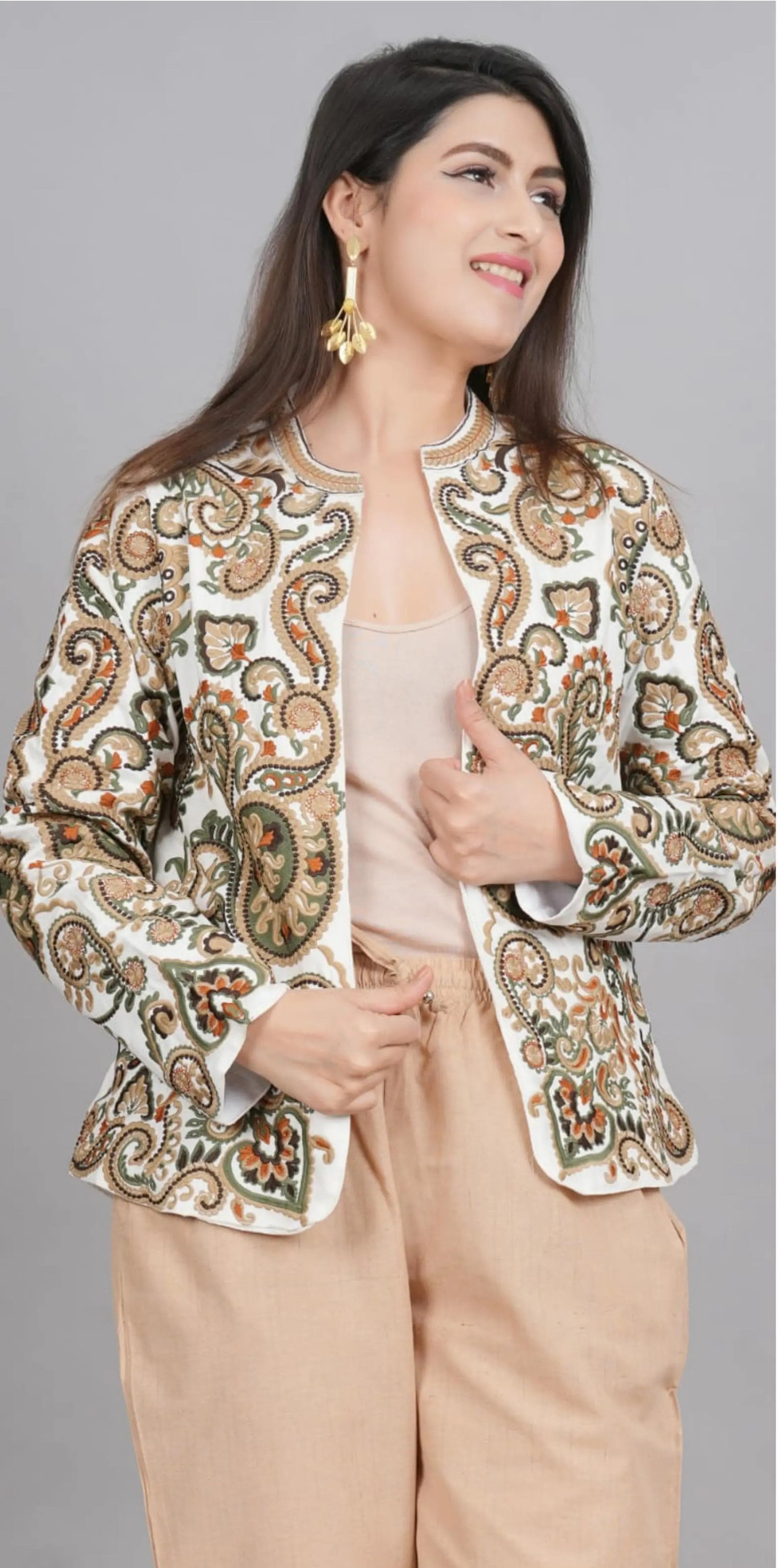 Kasida Embroidered Jacket RAKHIYO