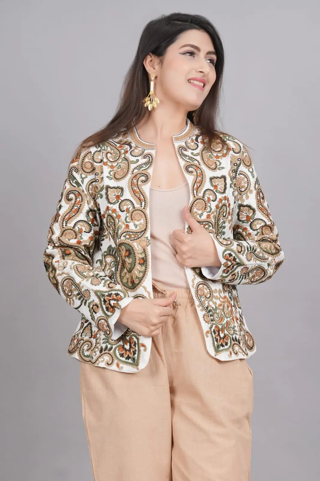 Kasida Embroidered Jacket RAKHIYO