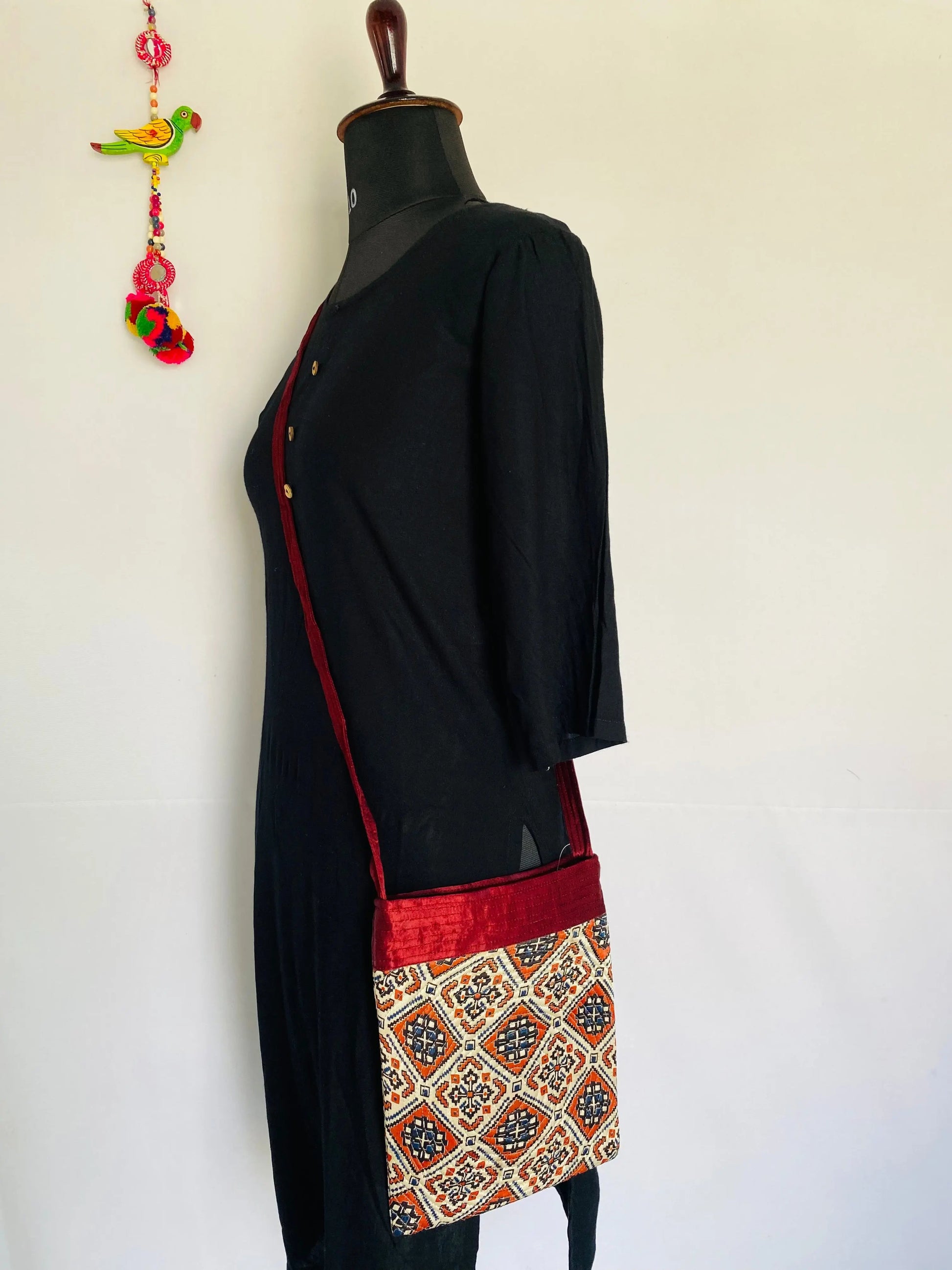 Ajarakh Mushroo Sling Bag RAKHIYO