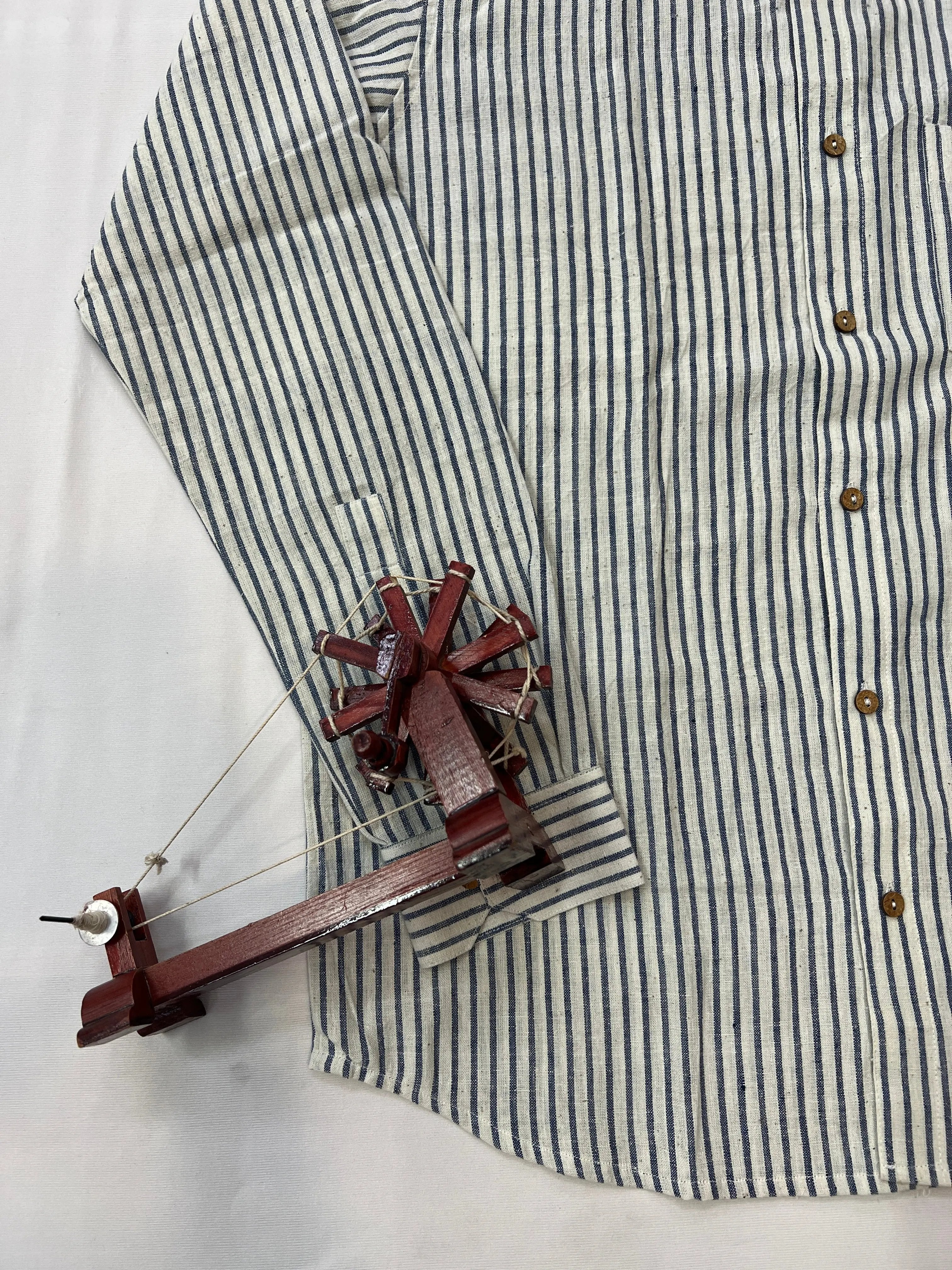 Blue Lining Kala Cotton Full Sleeve Shirt RAKHIYO