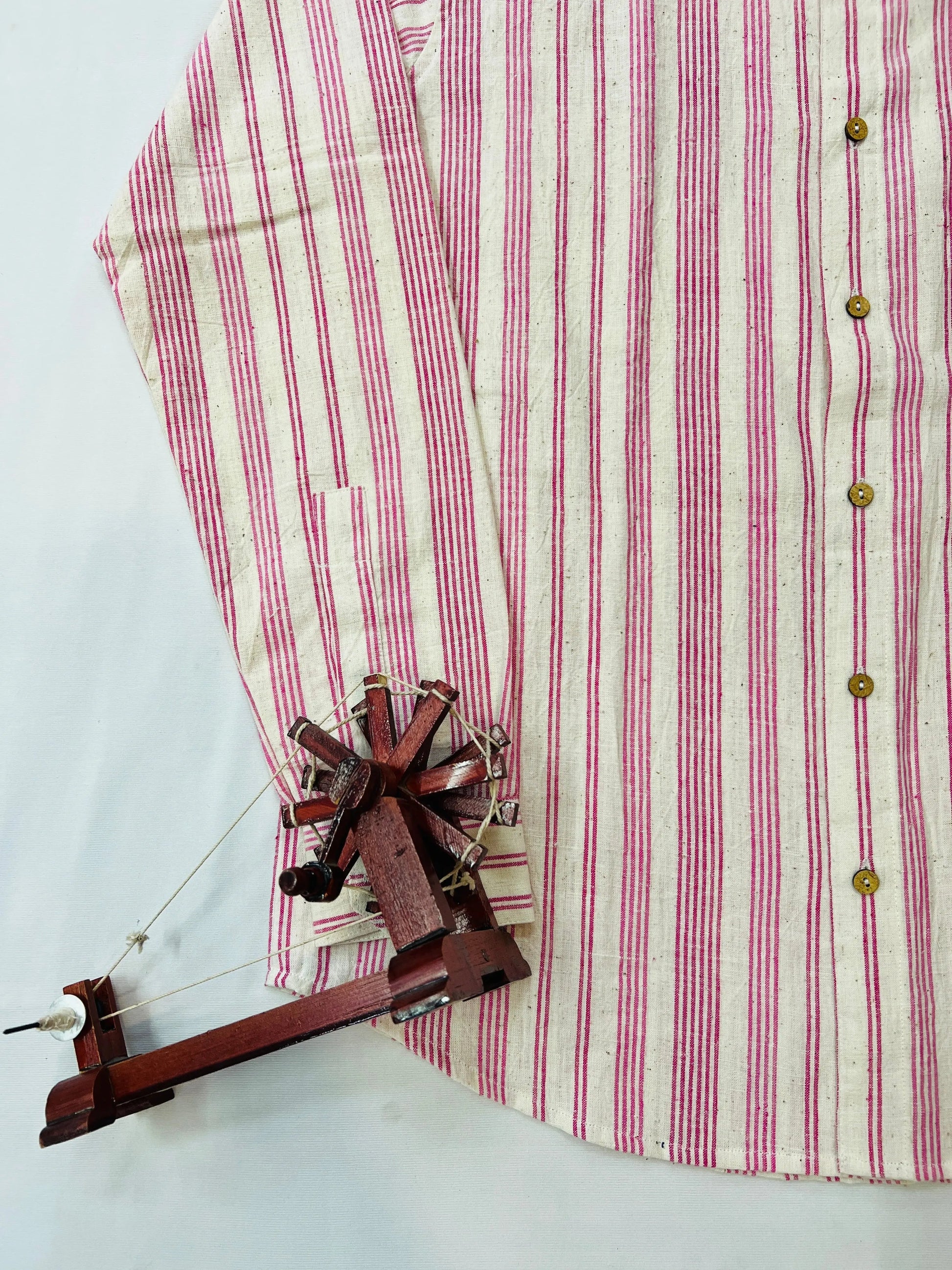Pink lining Kala Cotton Full Sleeve Shirt RAKHIYO
