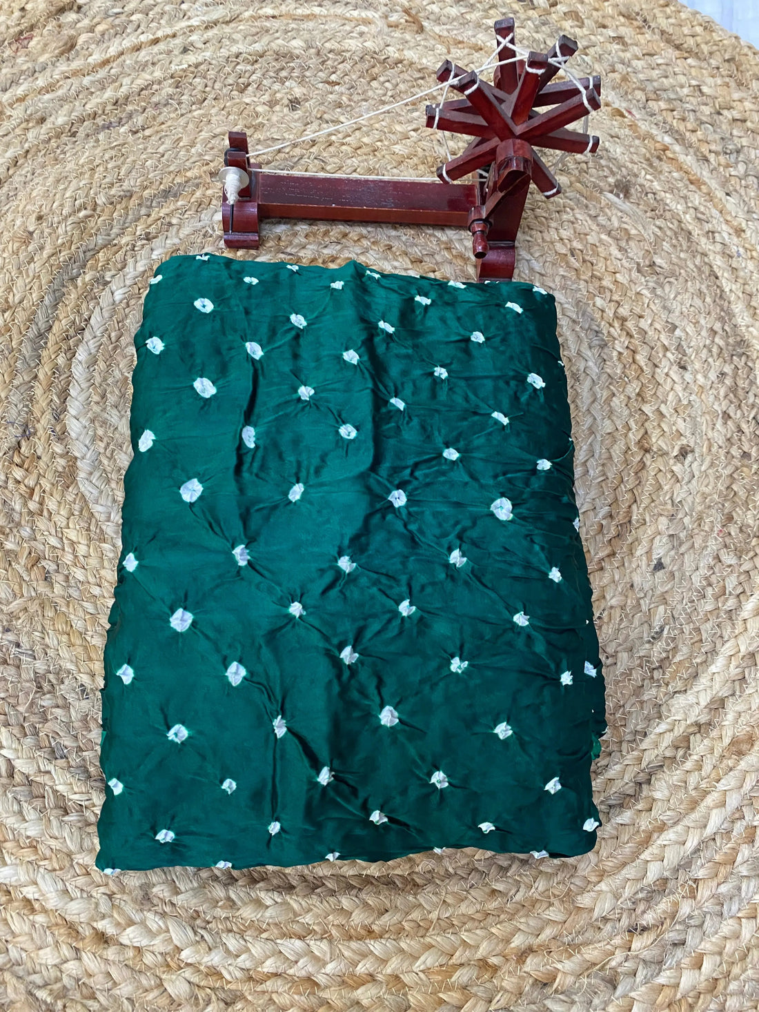 Bandhani Modal Silk Fabric RAKHIYO