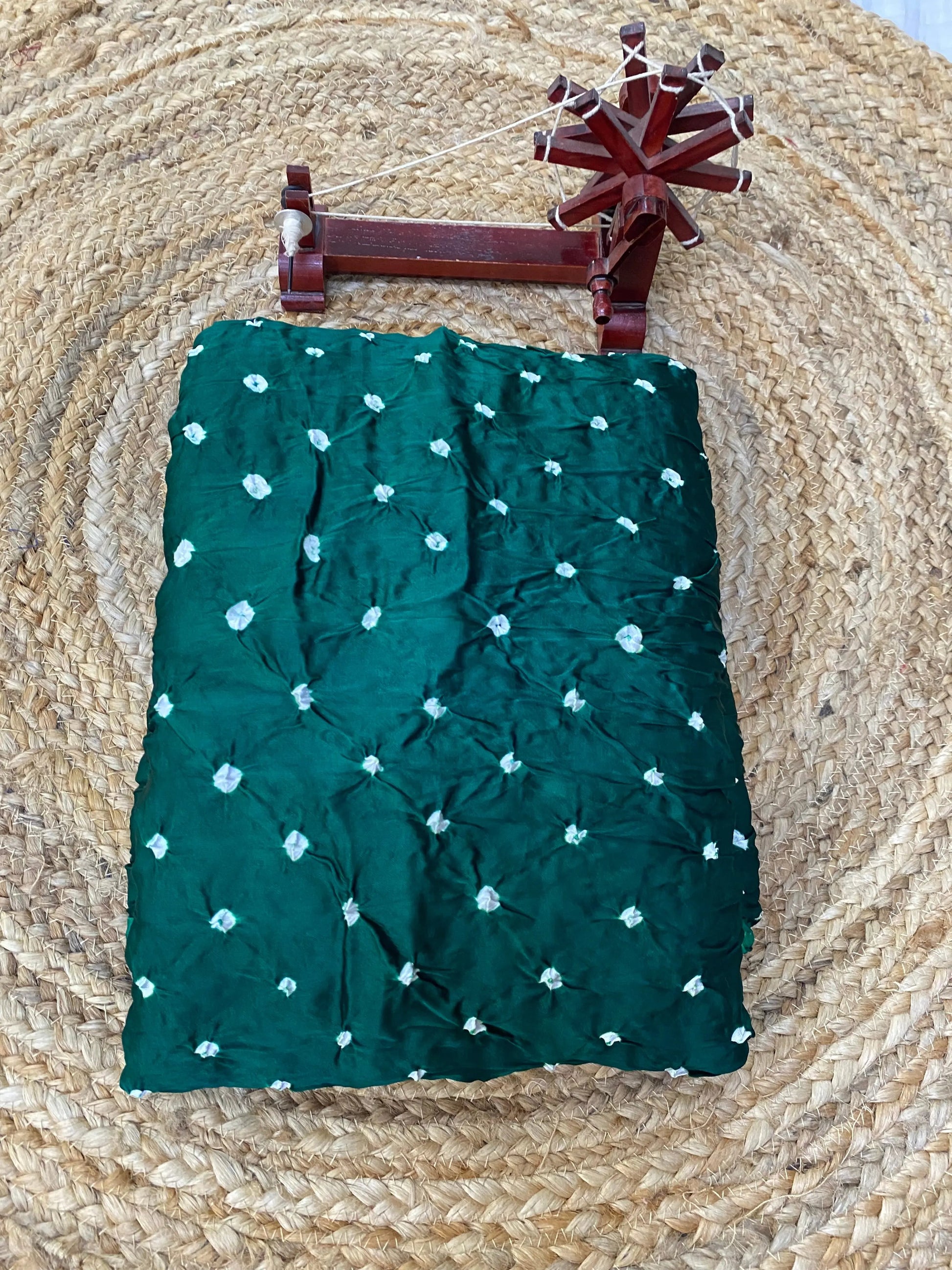 Bandhani Modal Silk Fabric RAKHIYO