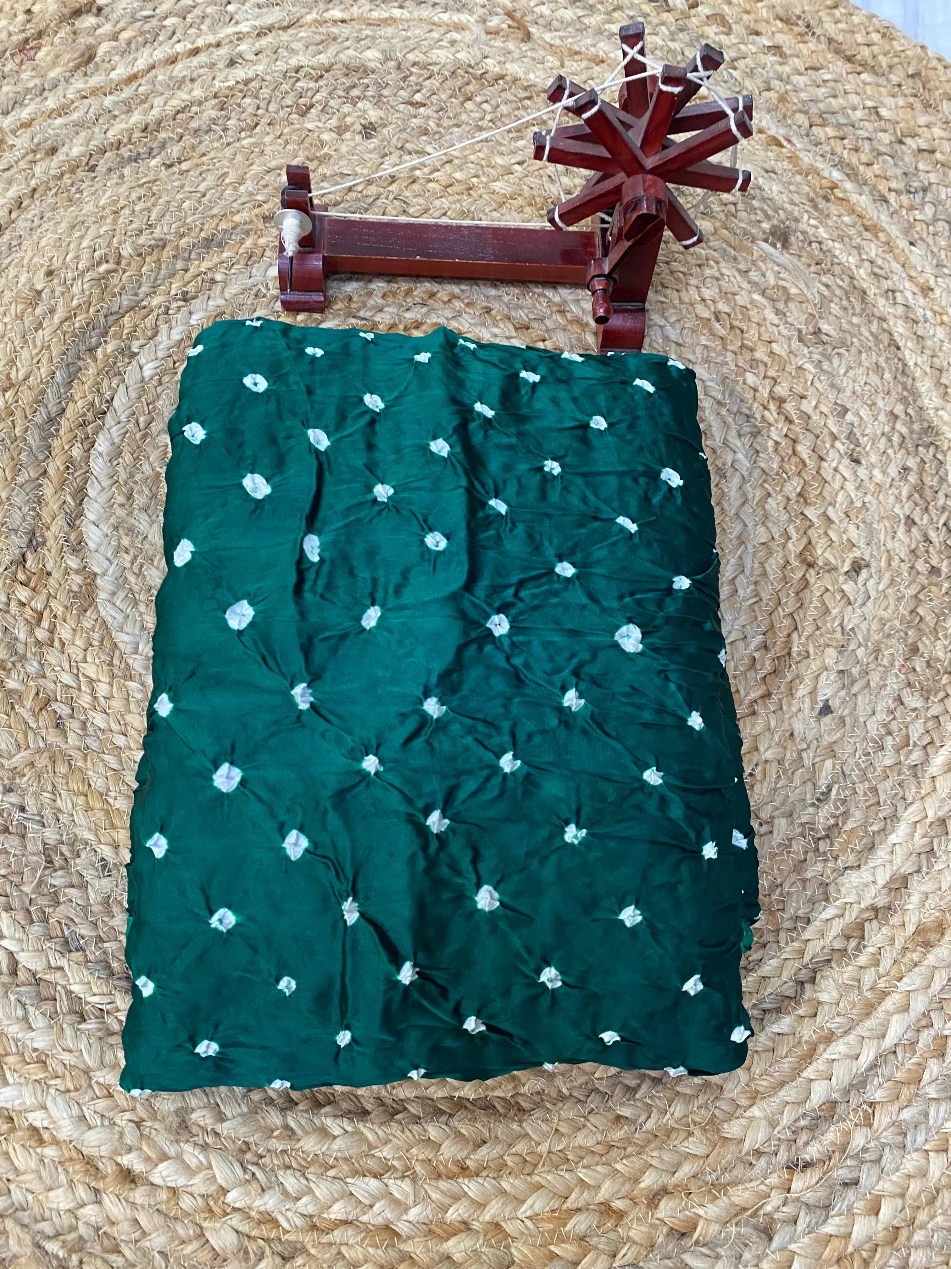 Bandhani Modal Silk Fabric RAKHIYO