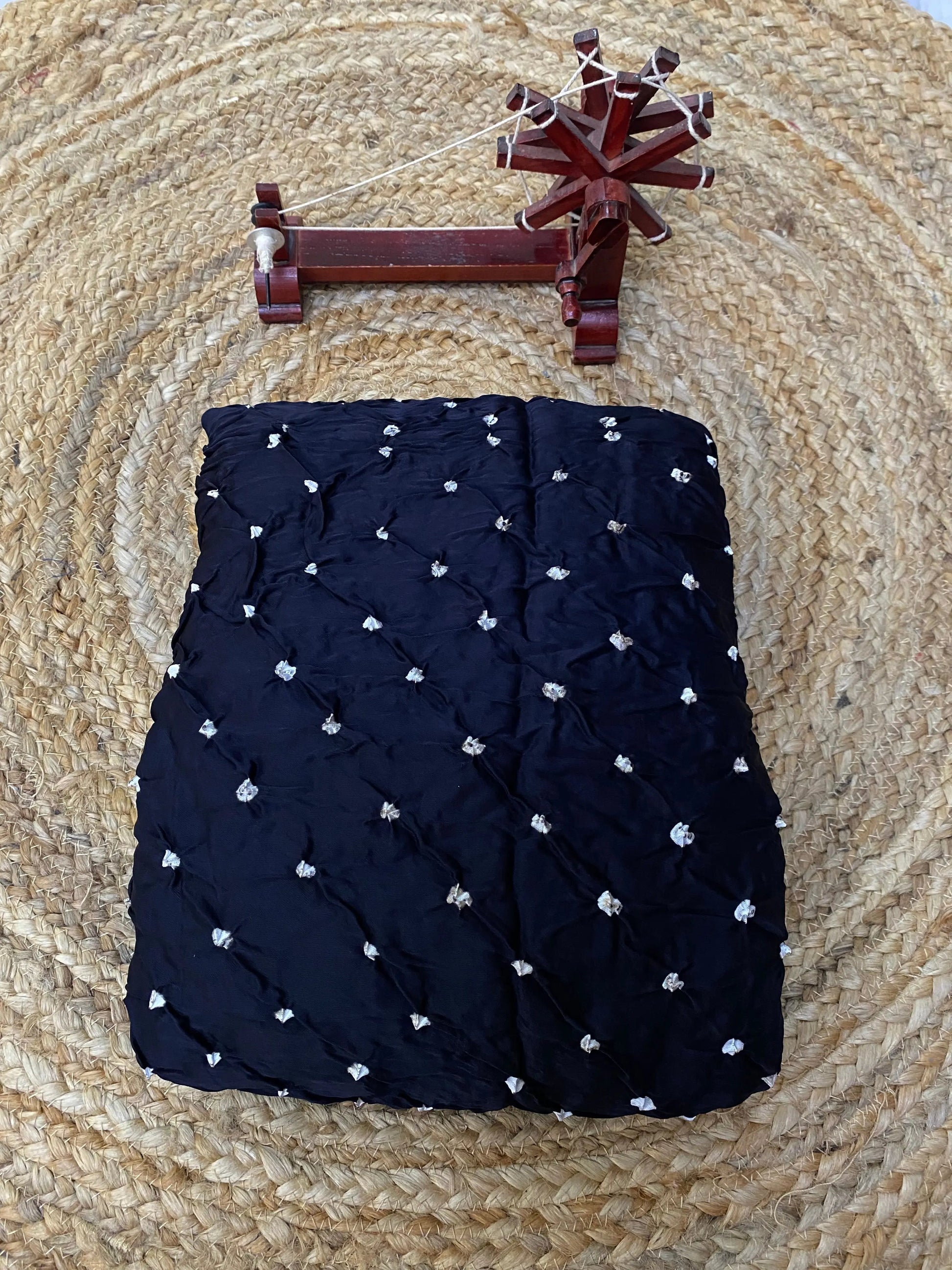 Bandhani Modal Silk Fabric RAKHIYO