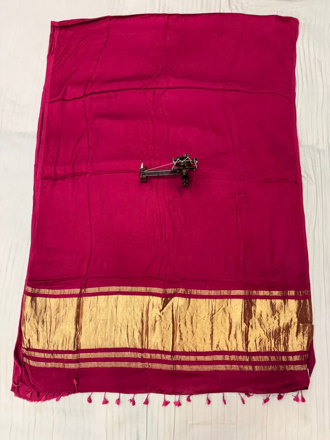 Onion Plain Tissue Palla Modal Silk Saree RAKHIYO
