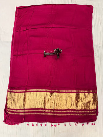 Onion Plain Tissue Palla Modal Silk Saree RAKHIYO