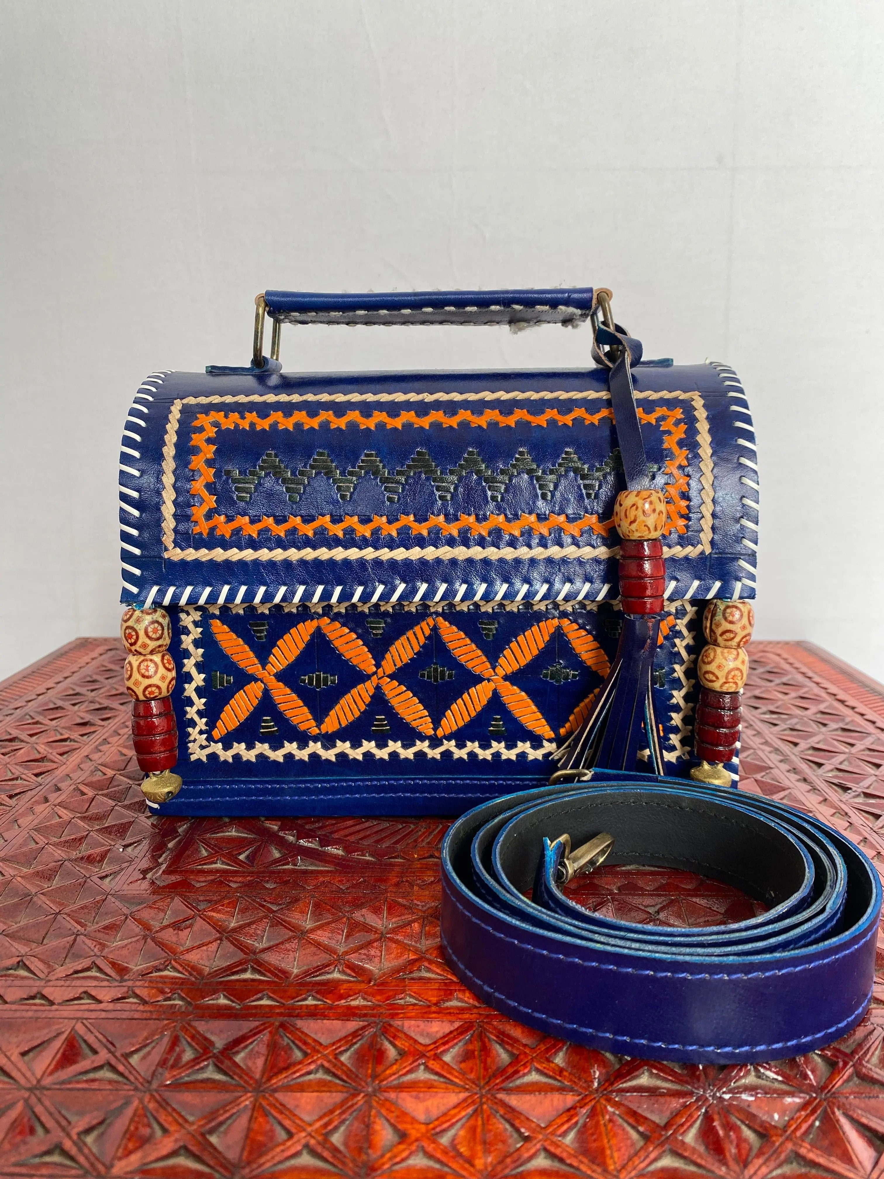 Blue Antique Hut - The Sling RAKHIYO