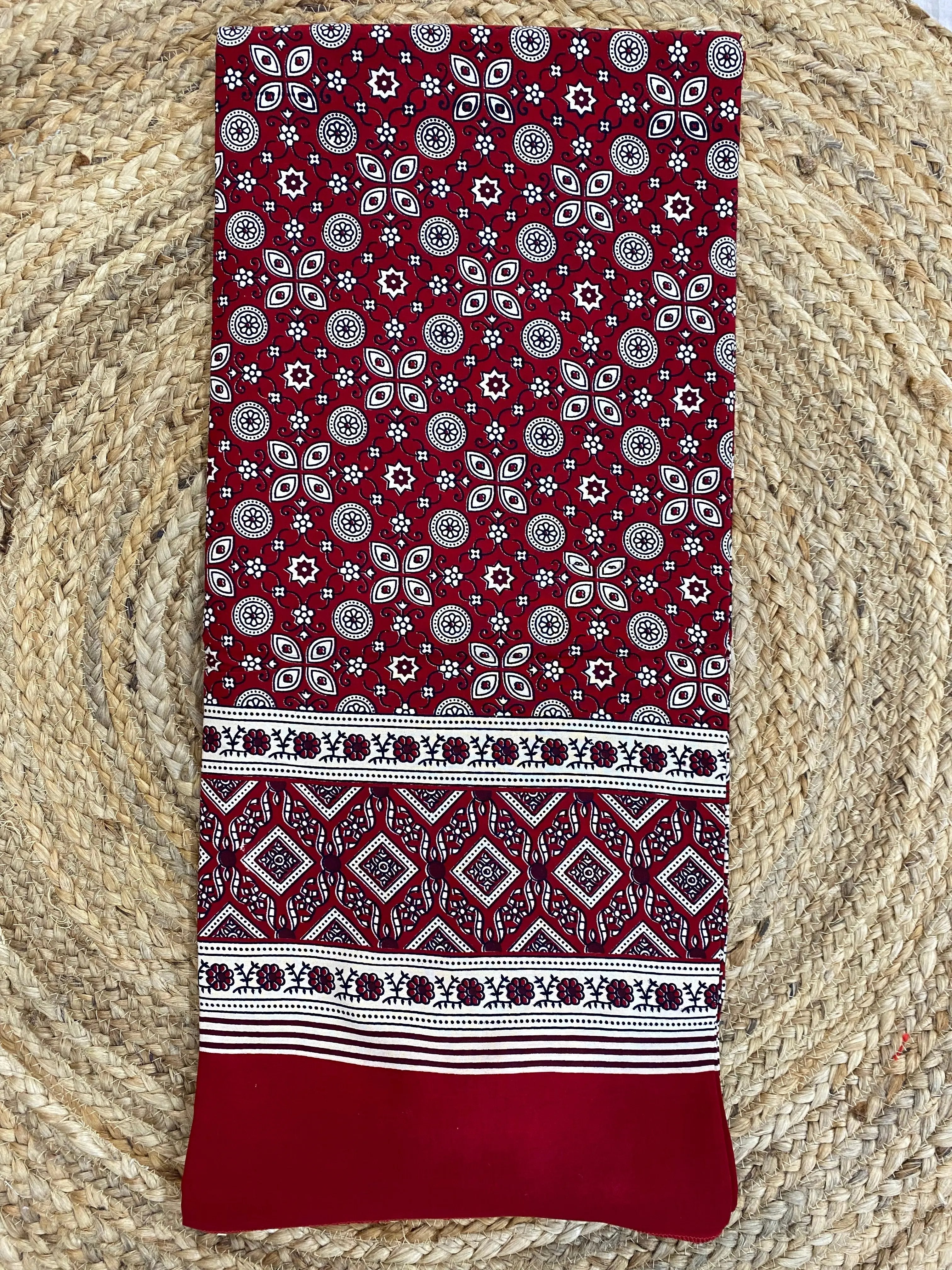 Ajarakh Soft Cotton Spread/Chadar RAKHIYO