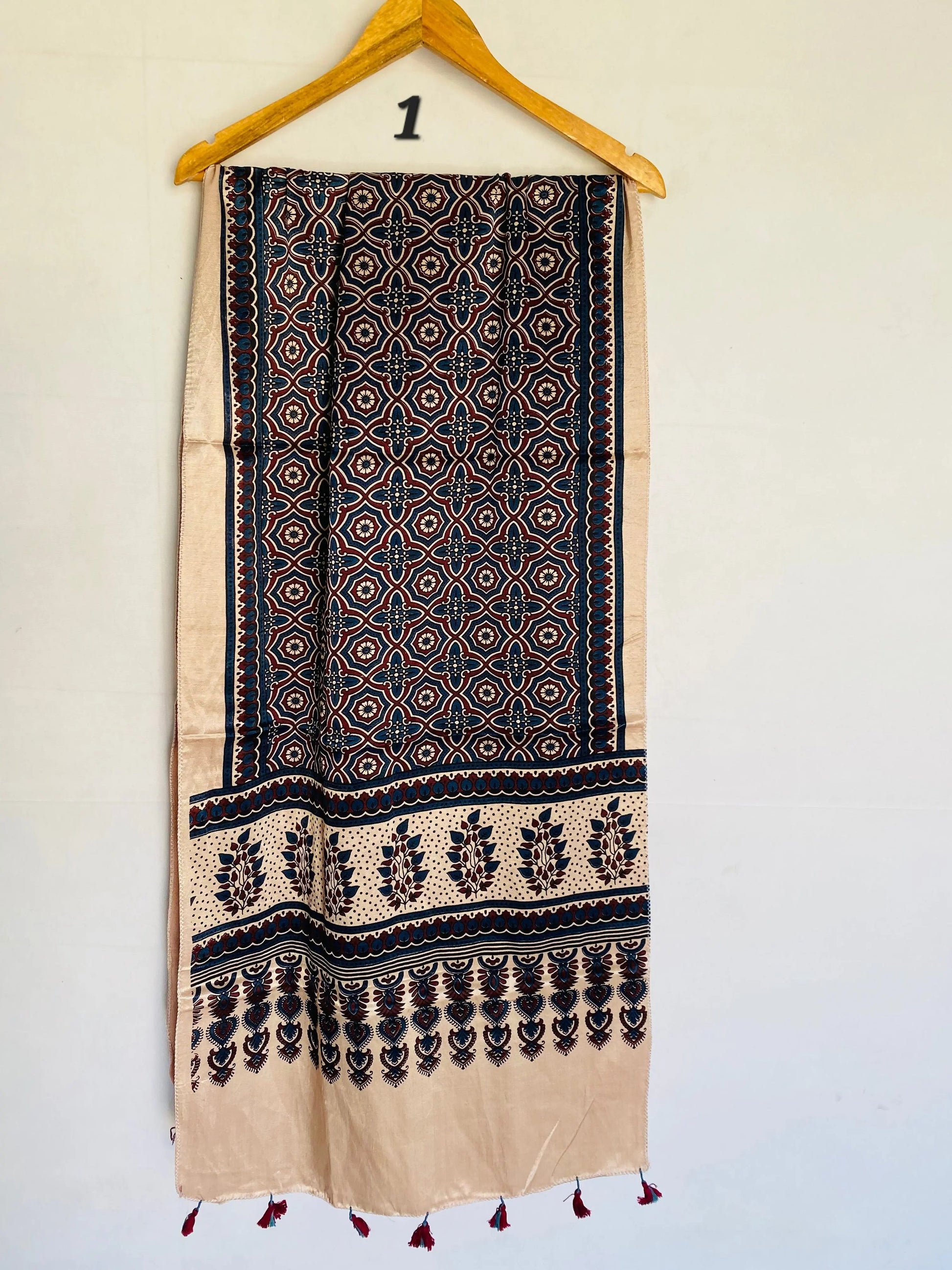 Ajarakh Mashroo Tessal Stoles RAKHIYO