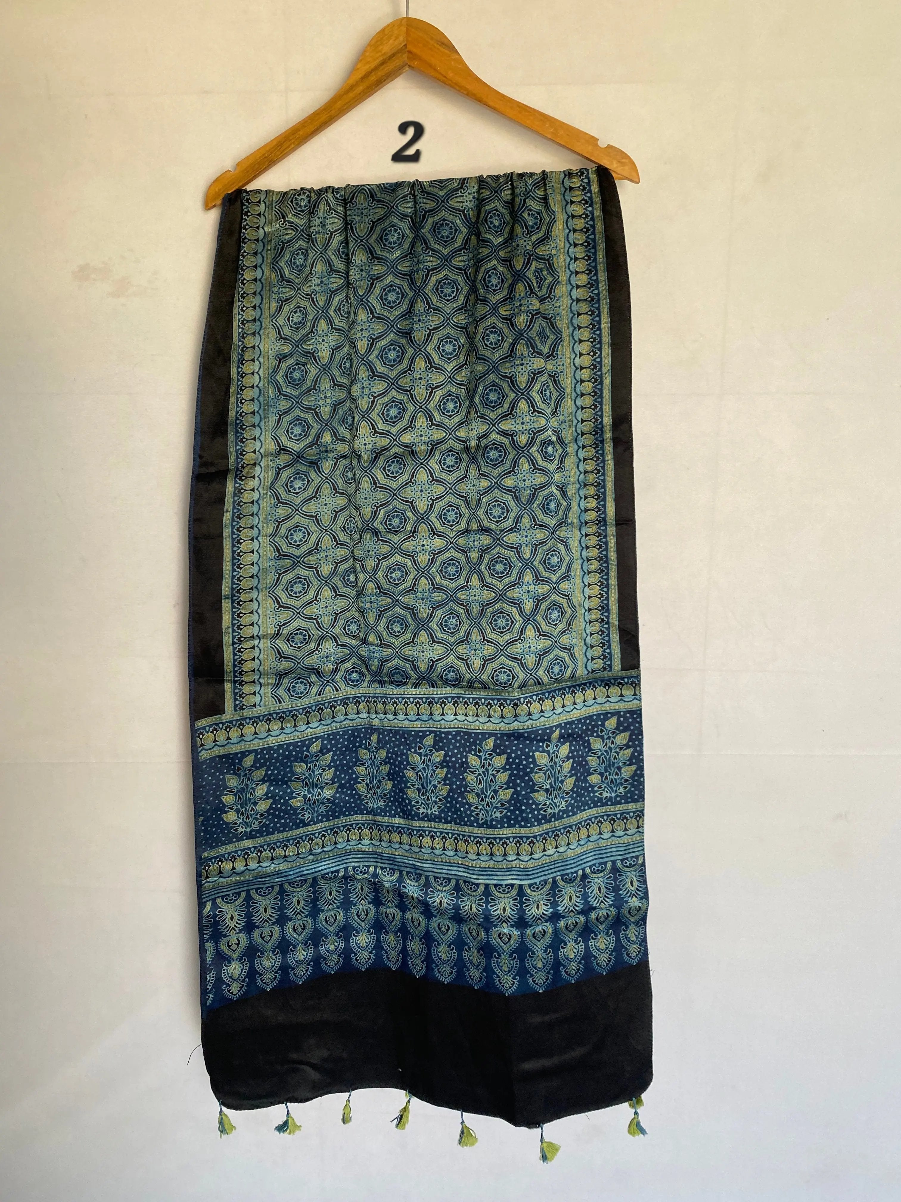 Ajarakh Mashroo Tessal Stoles RAKHIYO