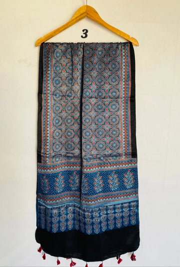 Ajarakh Mashroo Tessal Stoles RAKHIYO