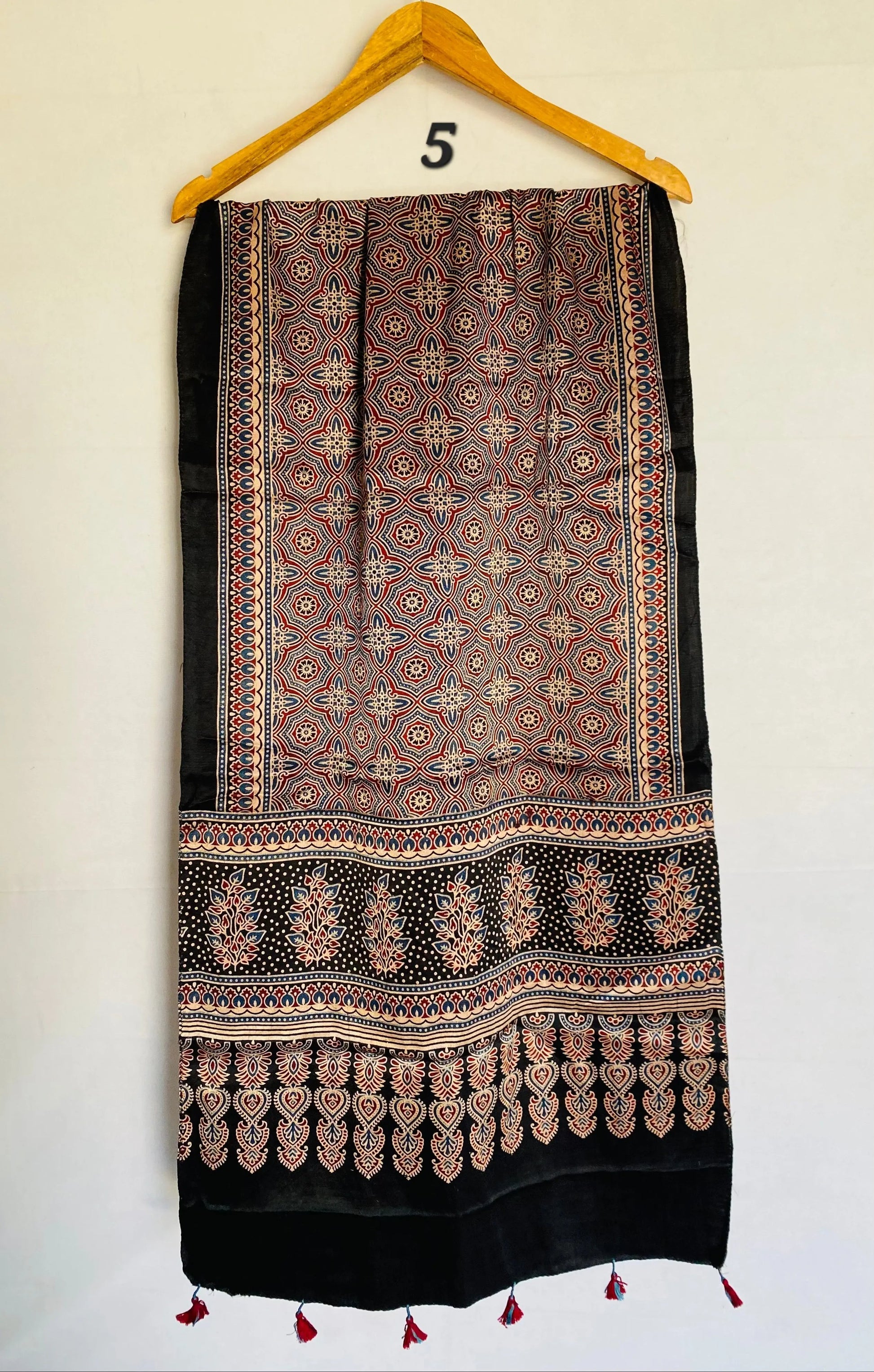 Ajarakh Mashroo Tessal Stoles RAKHIYO