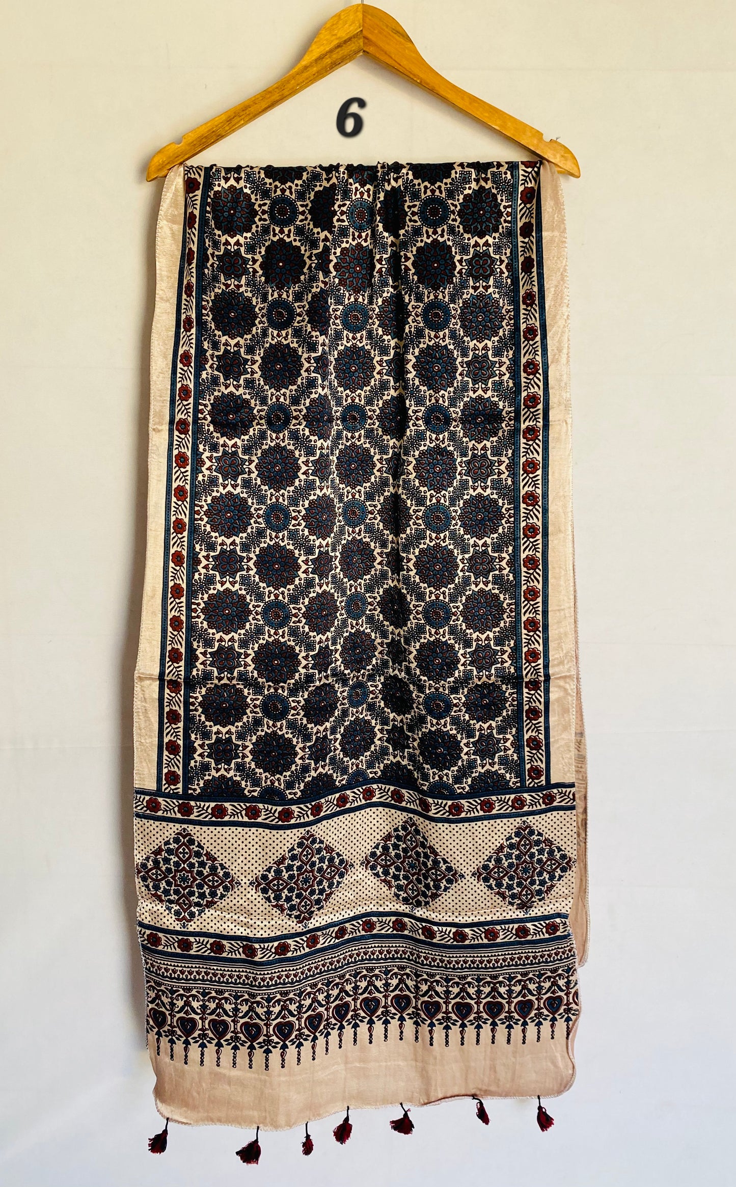 Ajarakh Mashroo Tessal Stoles