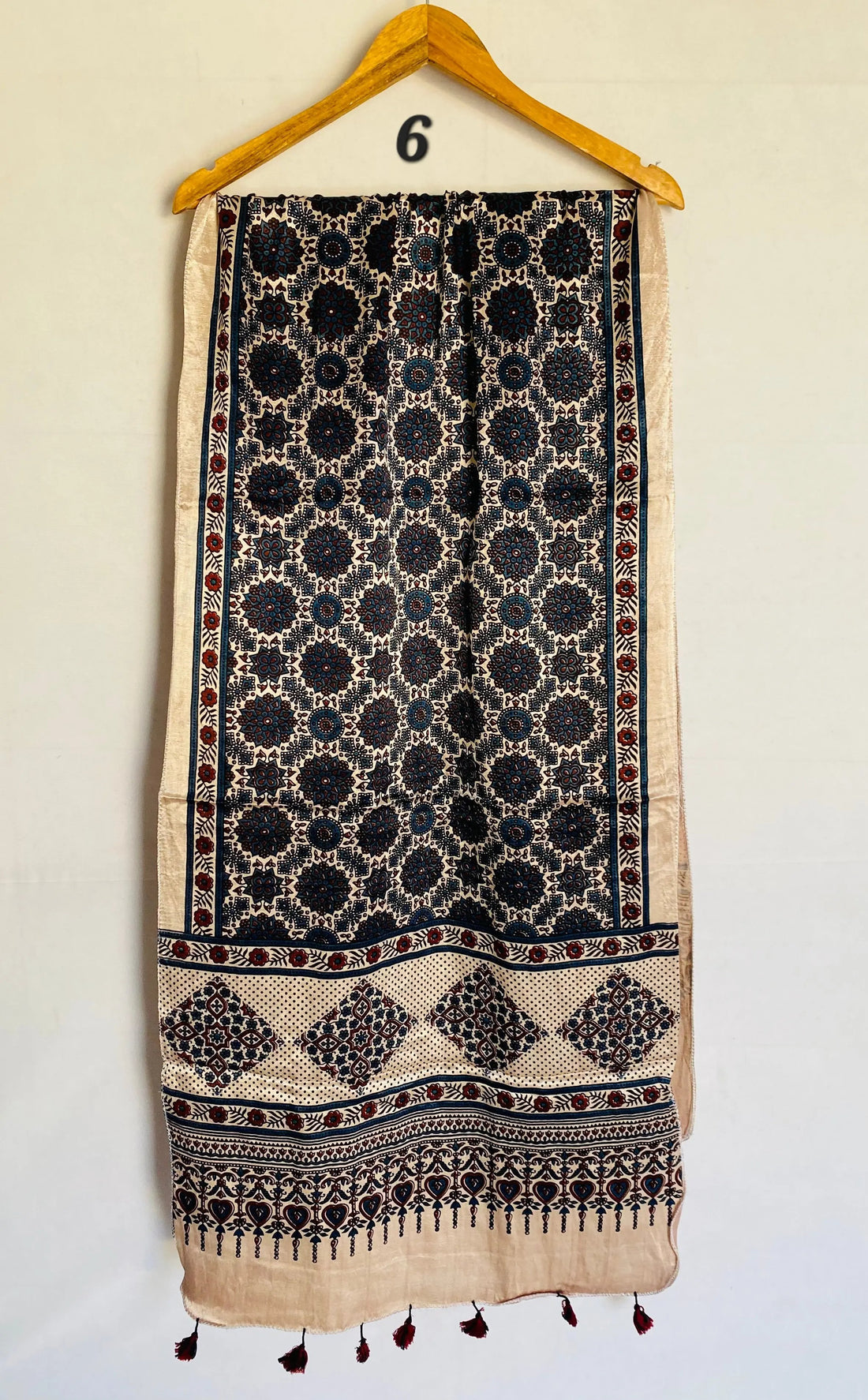 Ajarakh Mashroo Tessal Stoles RAKHIYO