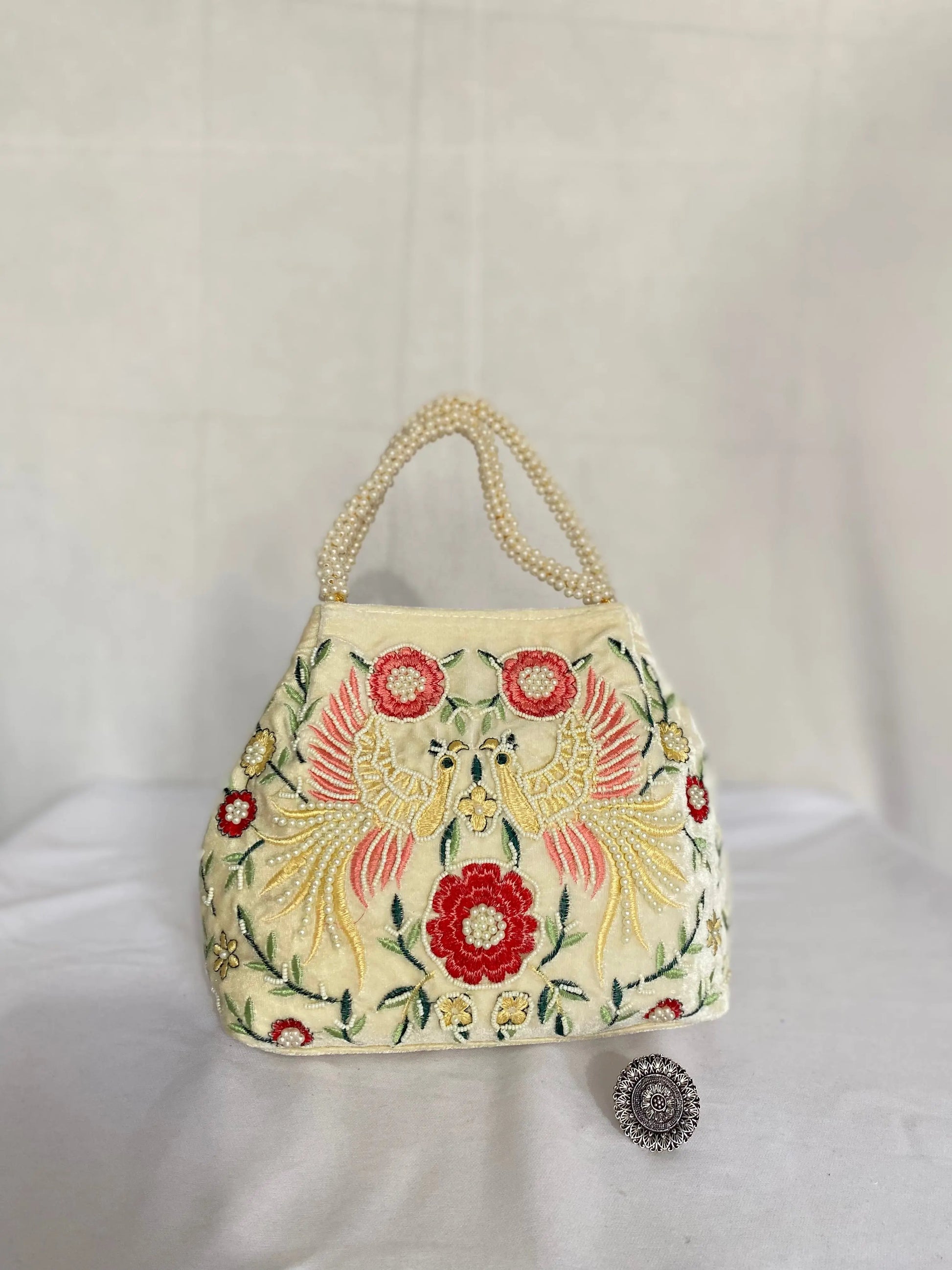 Velvet Bead Potli Bag RAKHIYO