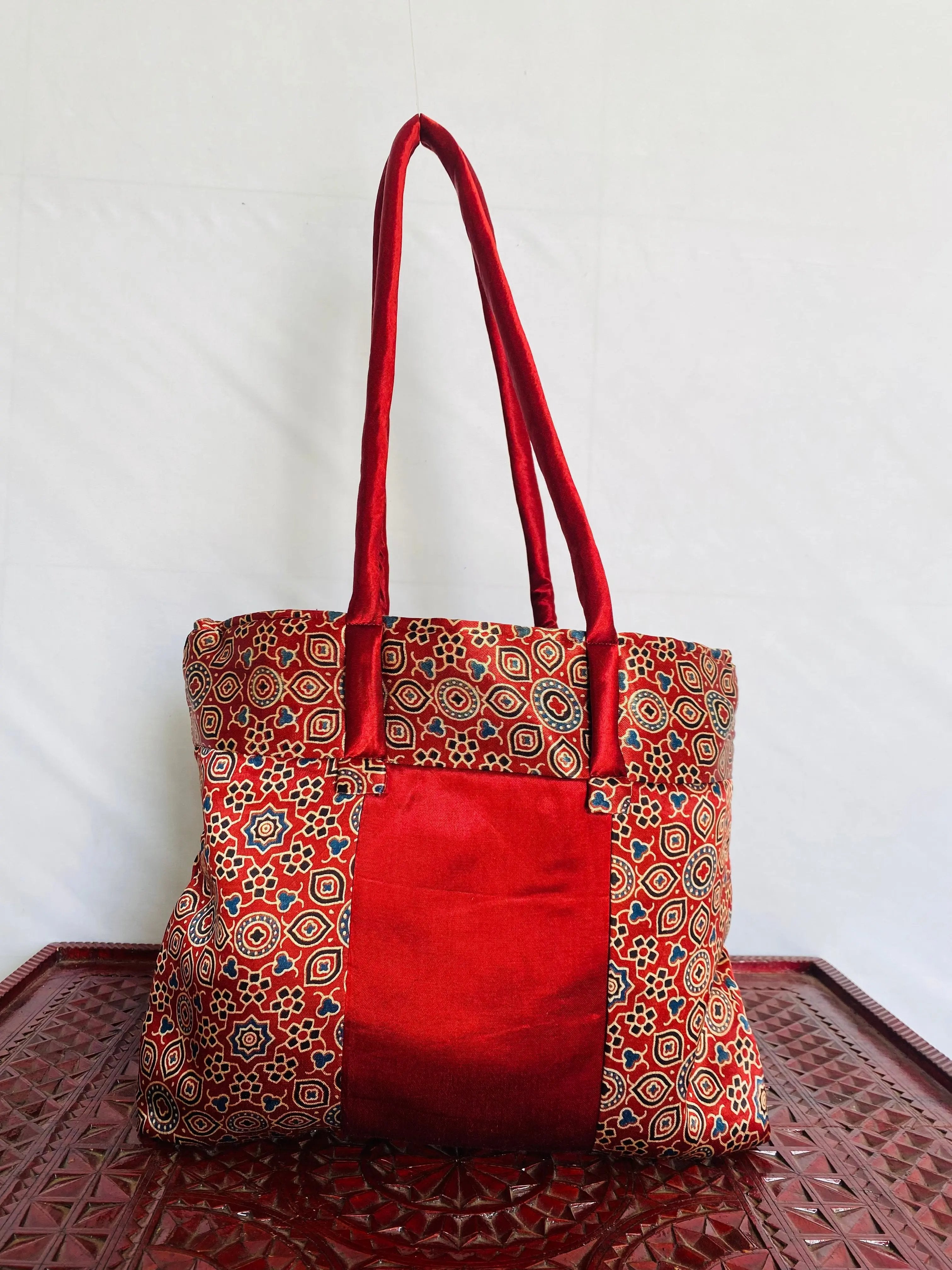 Ajarakh Mashroo Bag RAKHIYO