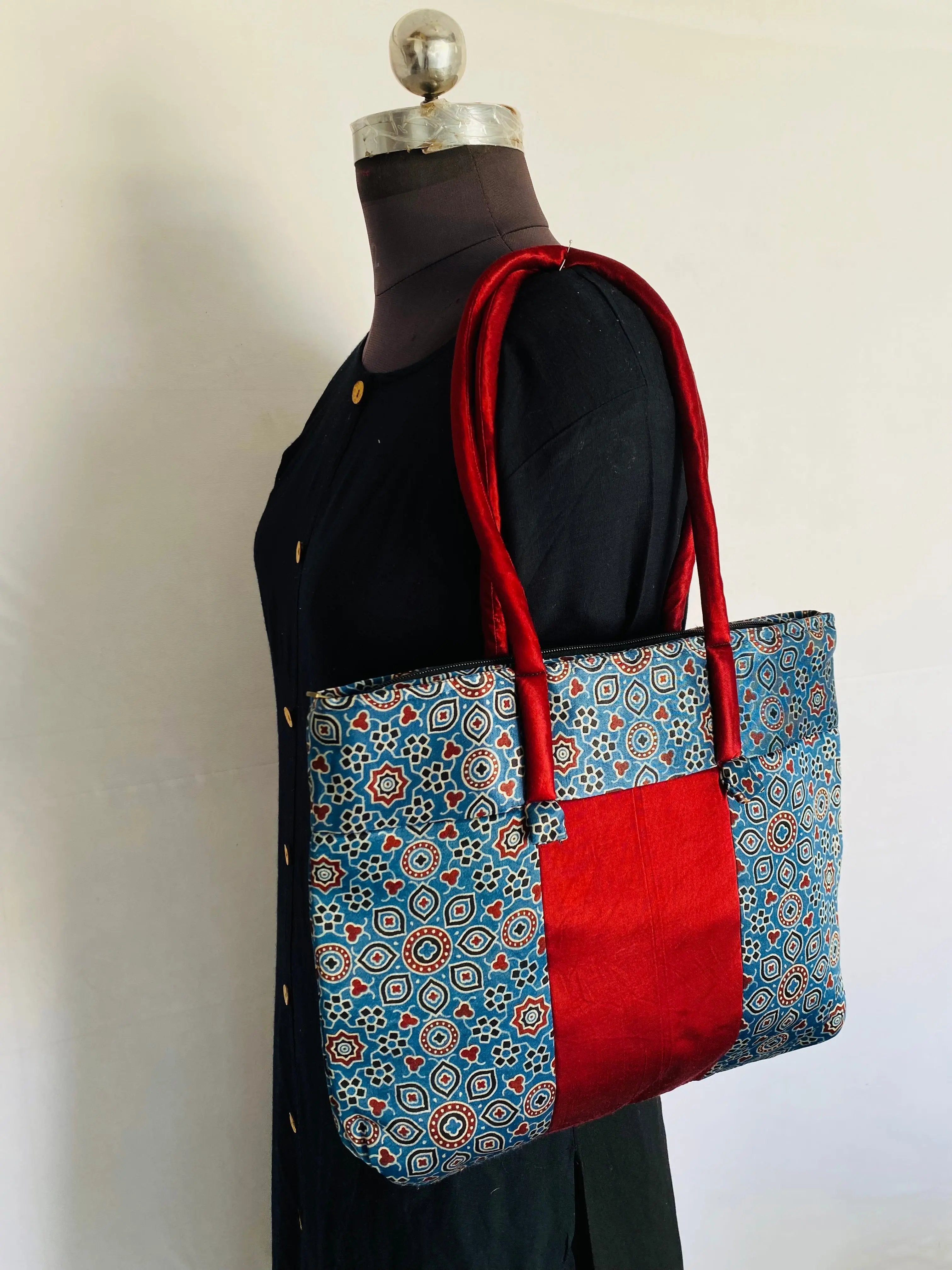 Ajarakh Mashroo Bag RAKHIYO