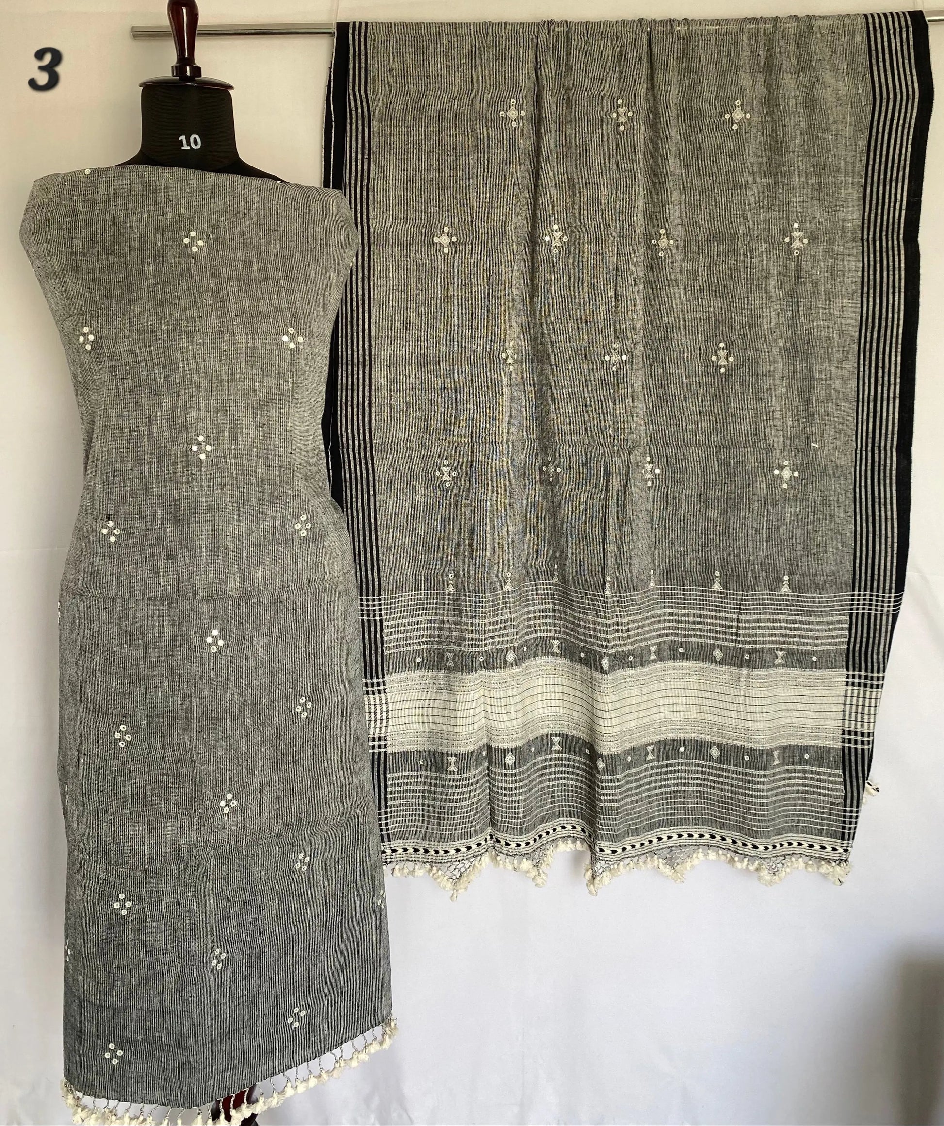 Bhujodi Kala Cotton Suit Material RAKHIYO