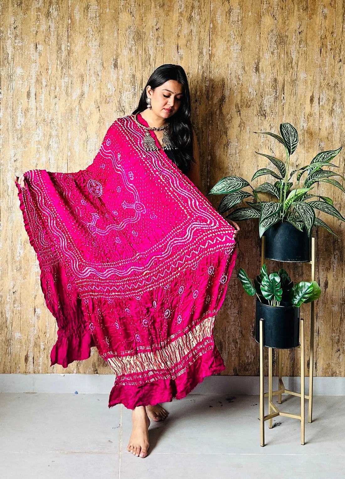 Rani Bandhej Chandrokhani Gaji Dupatta RAKHIYO