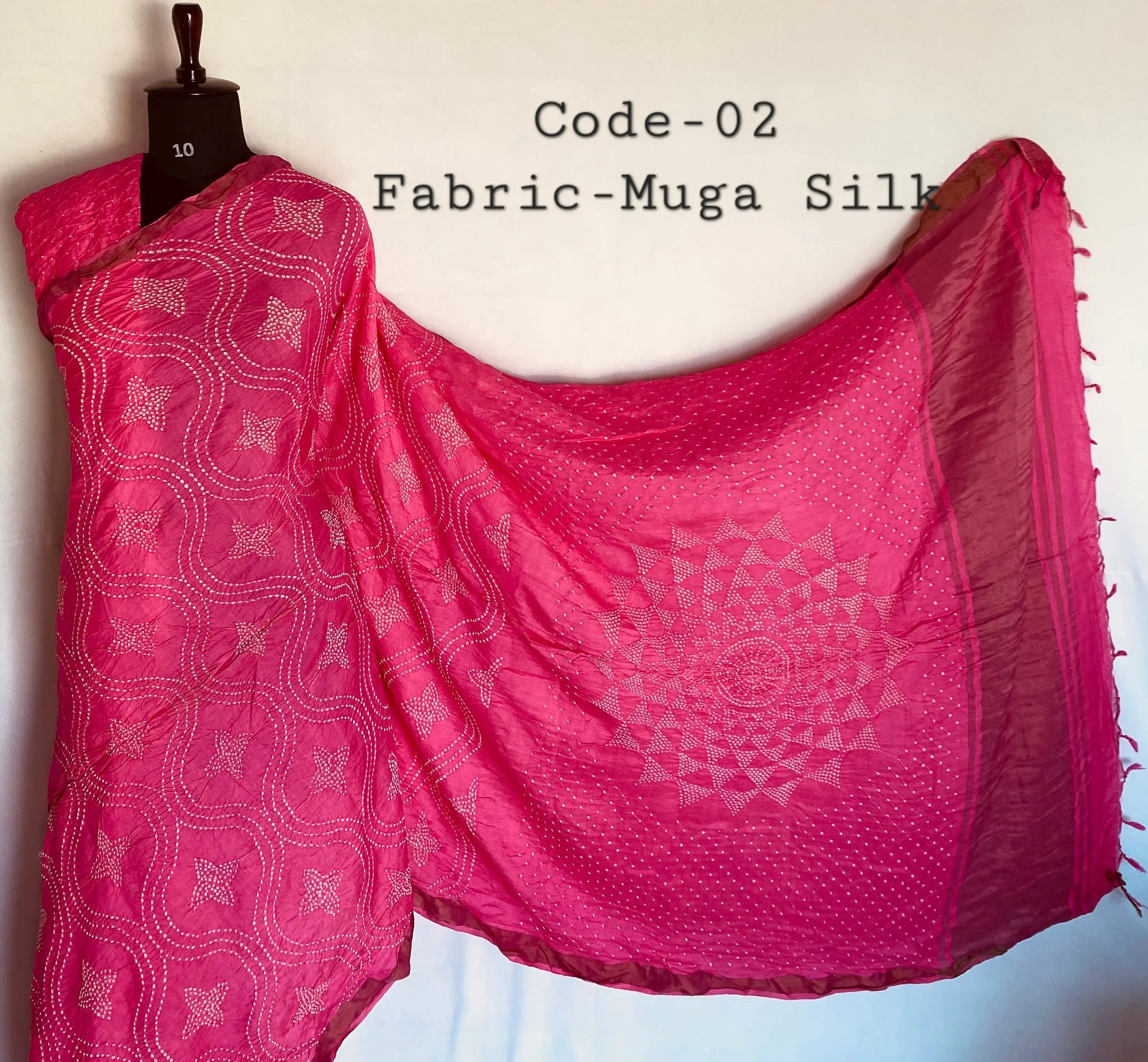 Premium Rai Bandhej Muga Silk Saree RAKHIYO