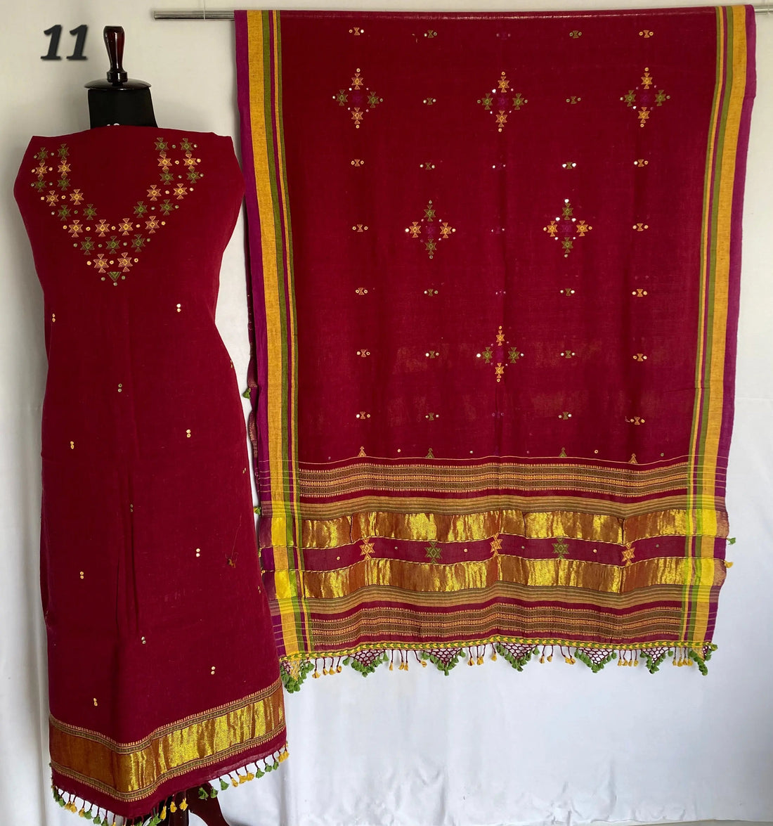 Bhujodi Kala Cotton Suit Material RAKHIYO
