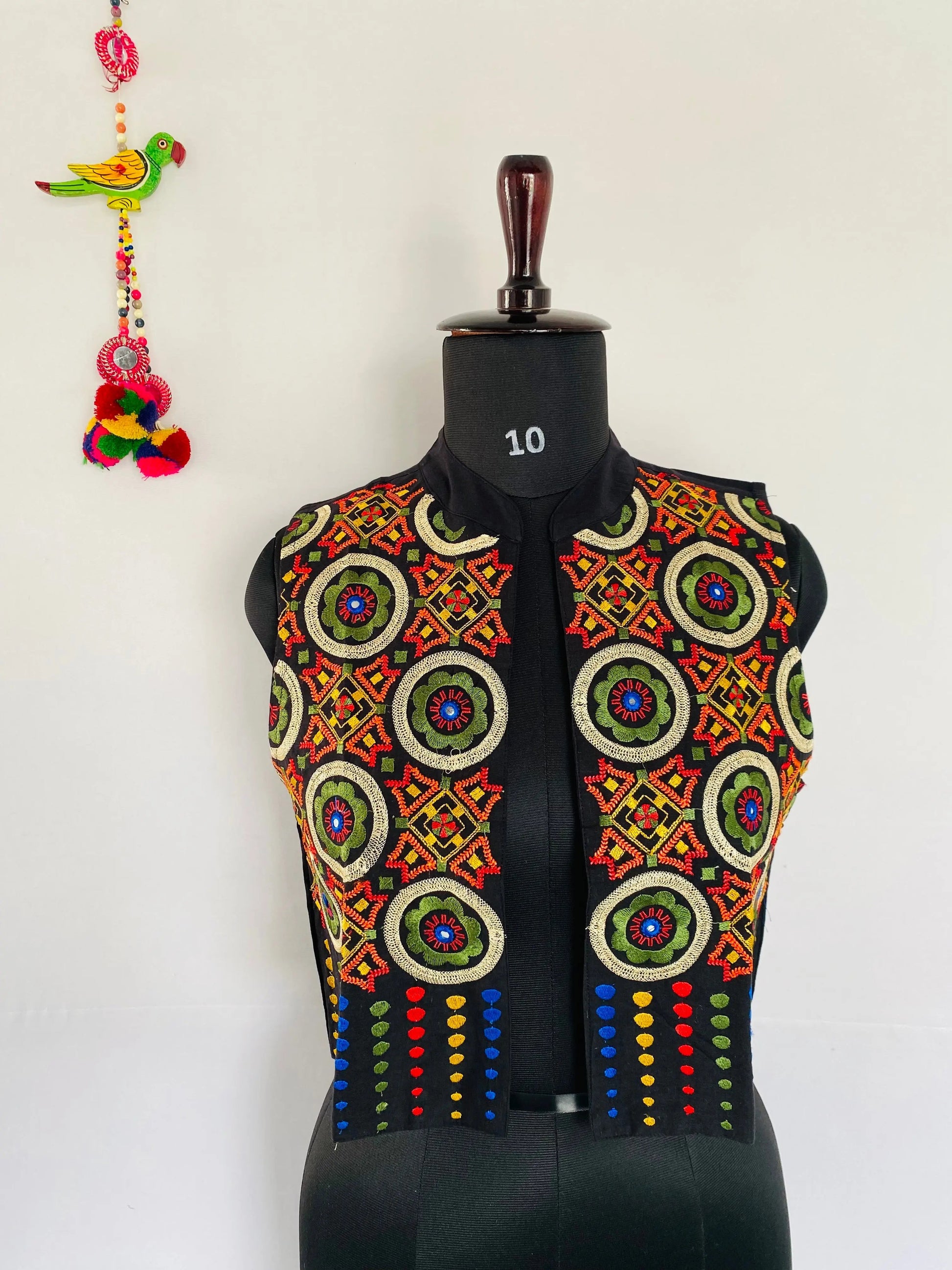 Kutchi Gola Embroidered Jacket RAKHIYO