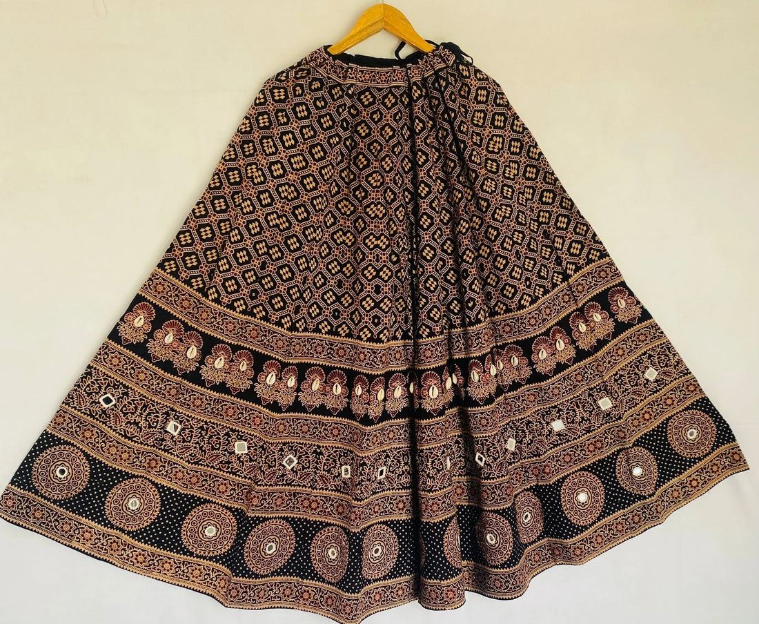 Cotton Ajarakh Kodi Skirt RAKHIYO