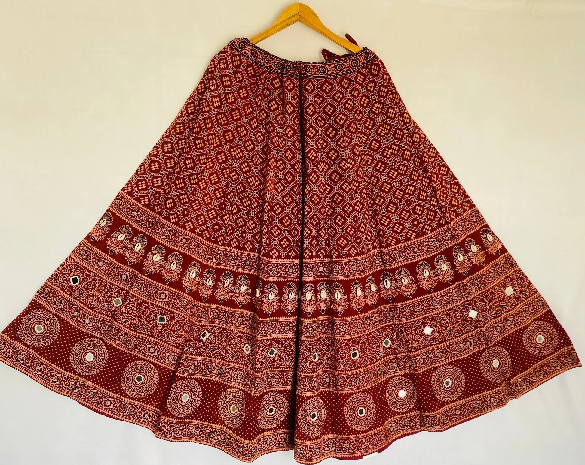 Cotton Ajarakh Kodi Skirt RAKHIYO