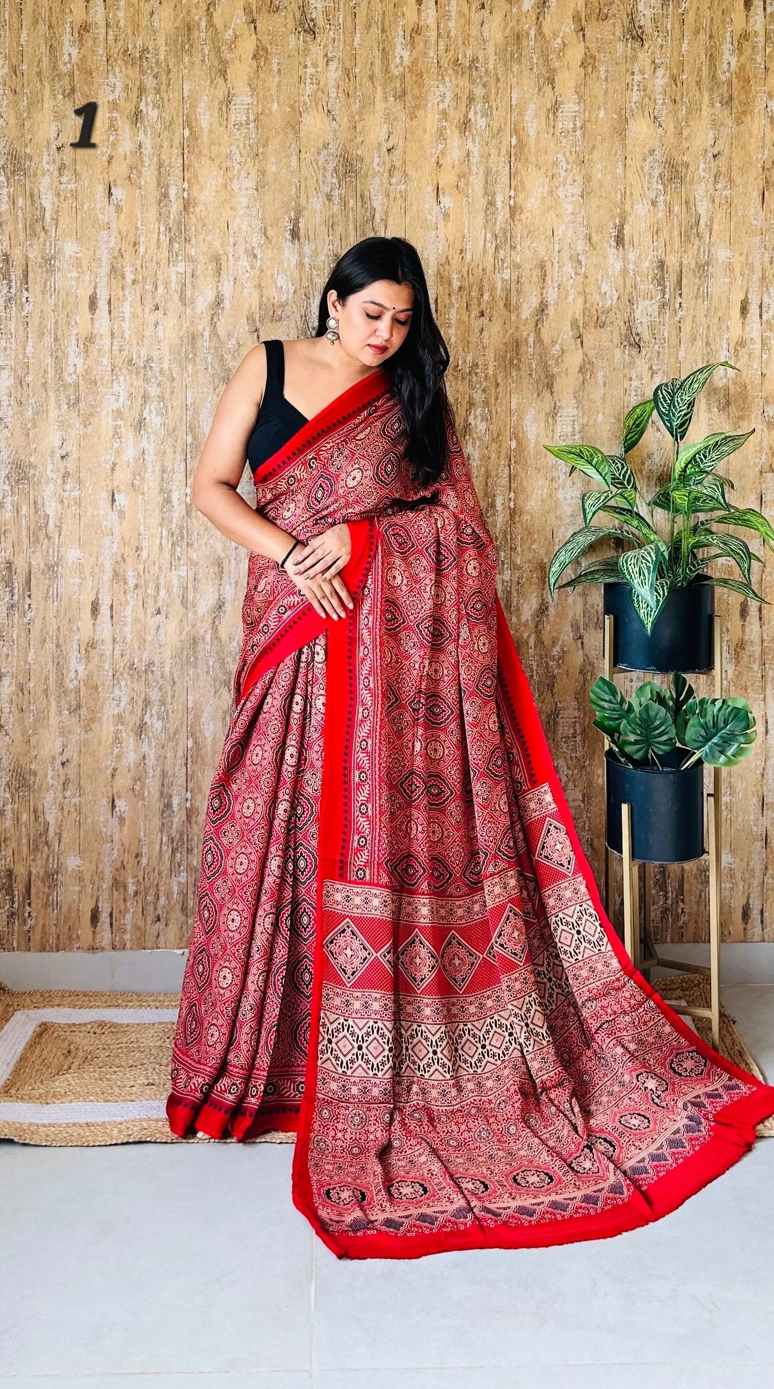 Ajarakh Naptol Modal Saree RAKHIYO