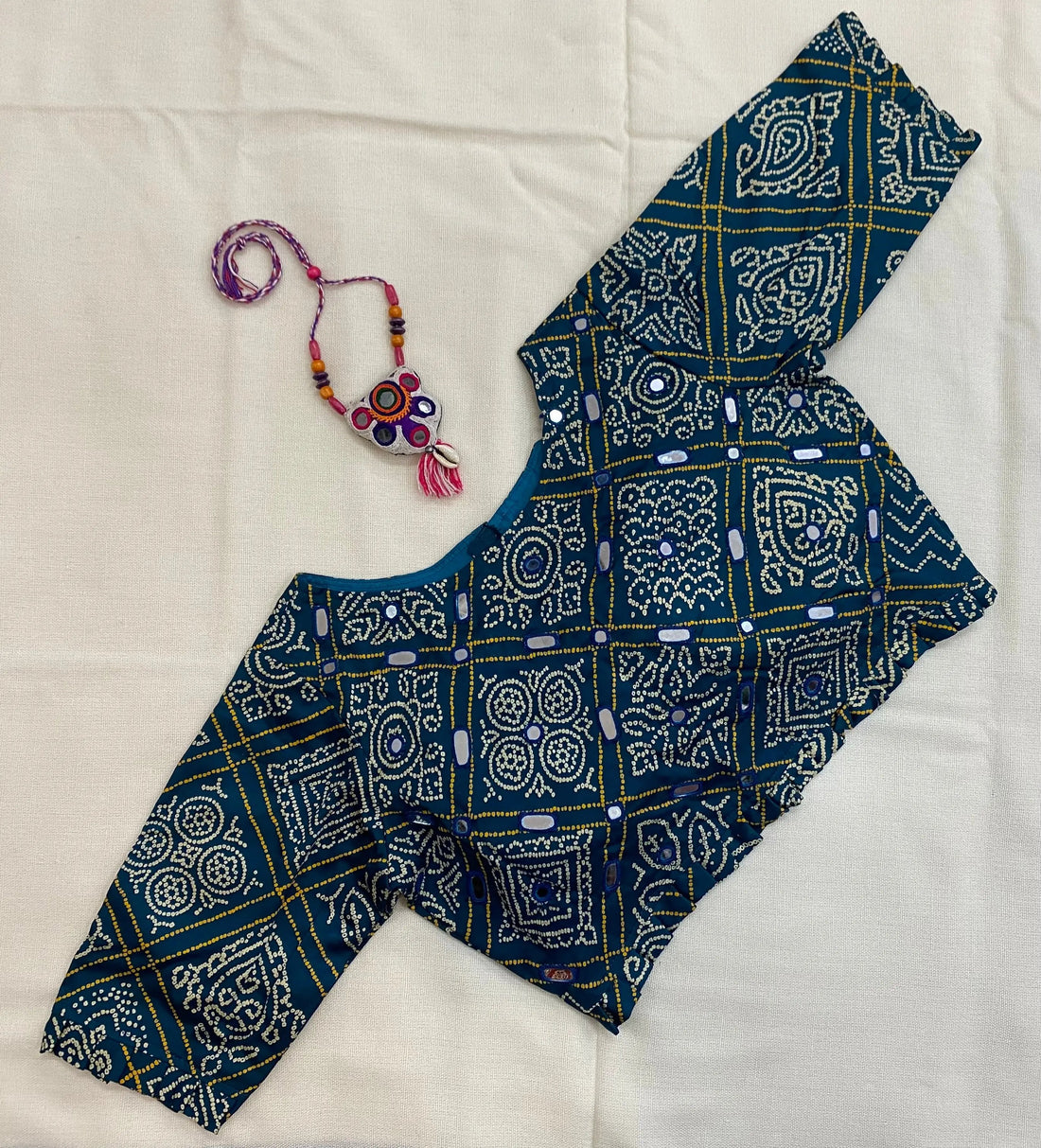 Bandhani Mirror Blouse RAKHIYO