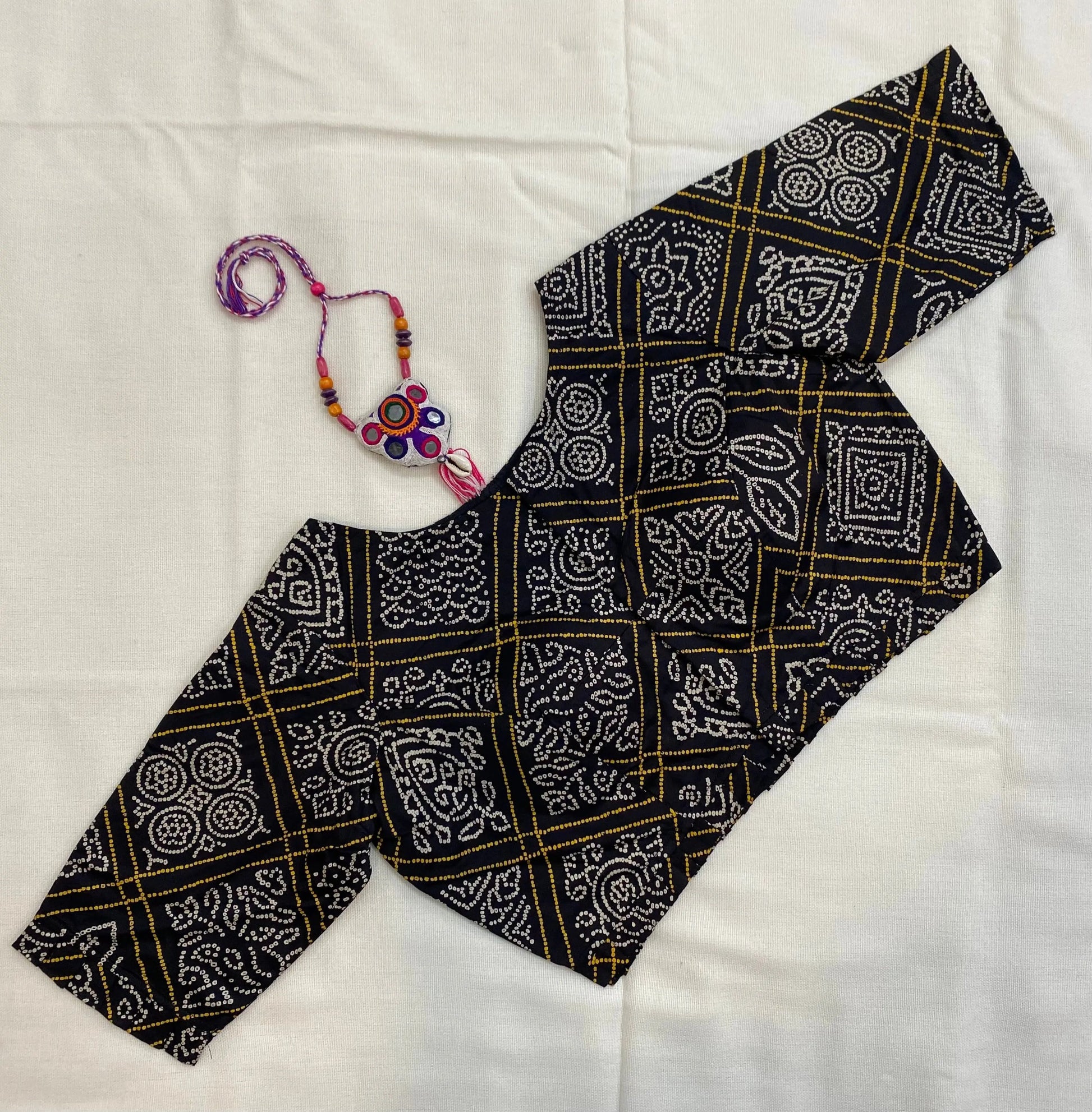 Bandhani Mirror Blouse RAKHIYO