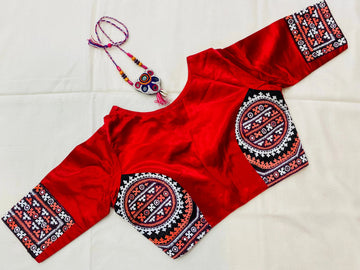 Mashroo Kutchi Handwork Blouse RAKHIYO