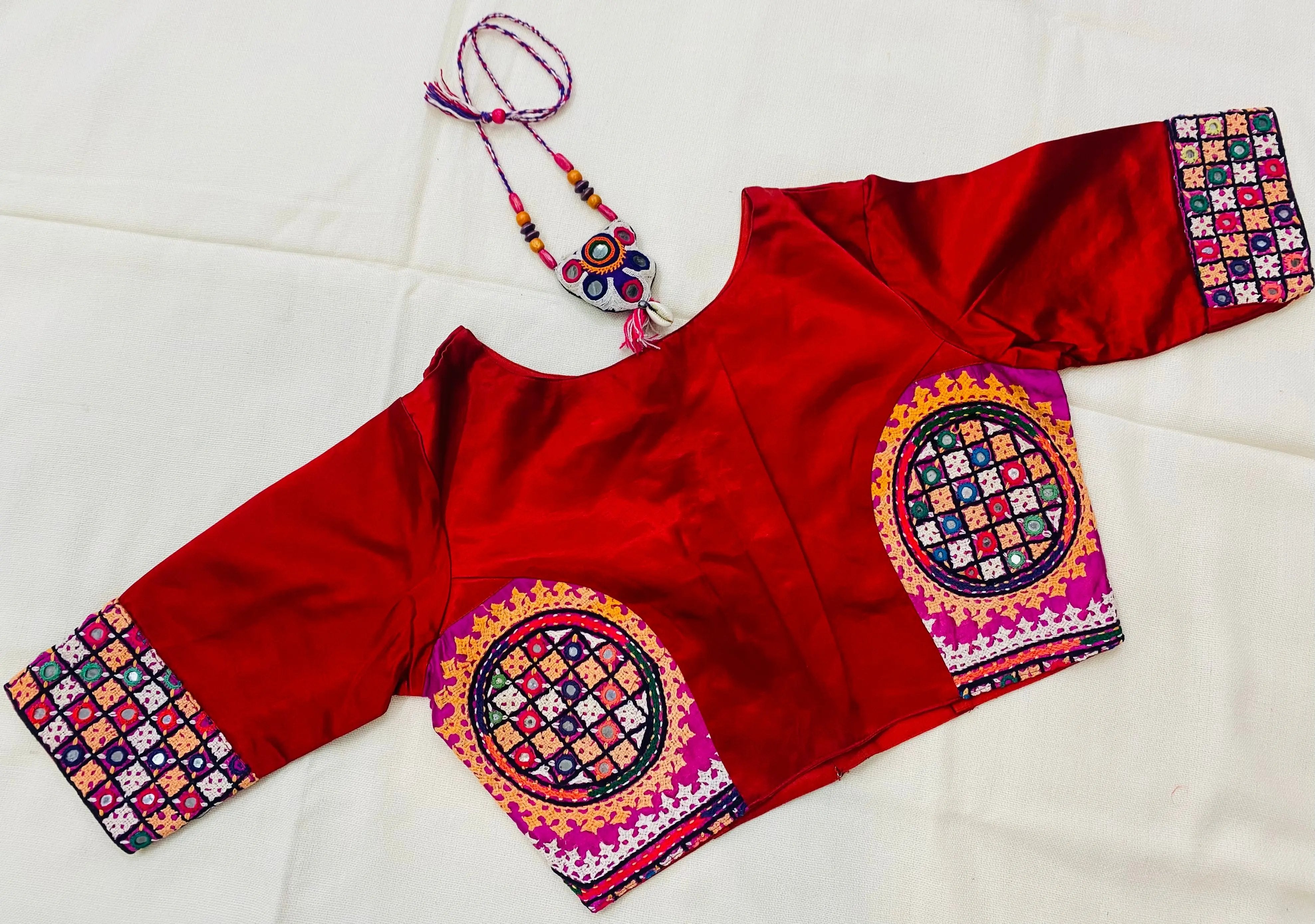 Mashroo Kutchi Handwork Blouse RAKHIYO