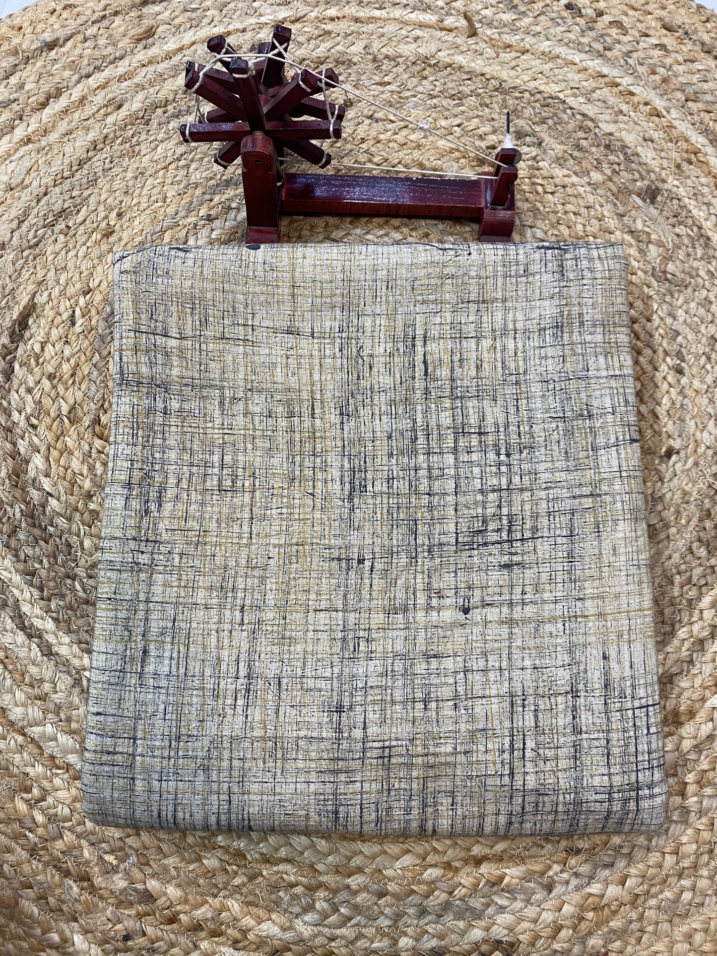 Cotton Brush Print Fabric