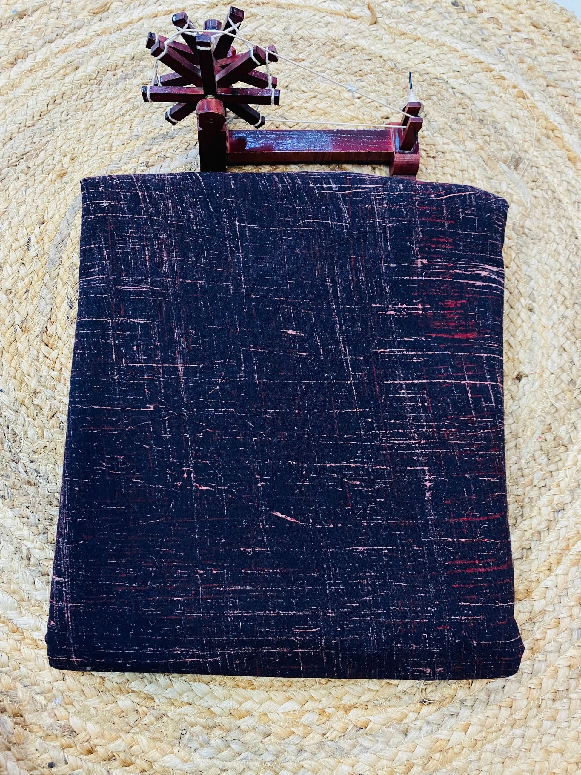 Cotton Brush Print Fabric(Price Per Meter) RAKHIYO