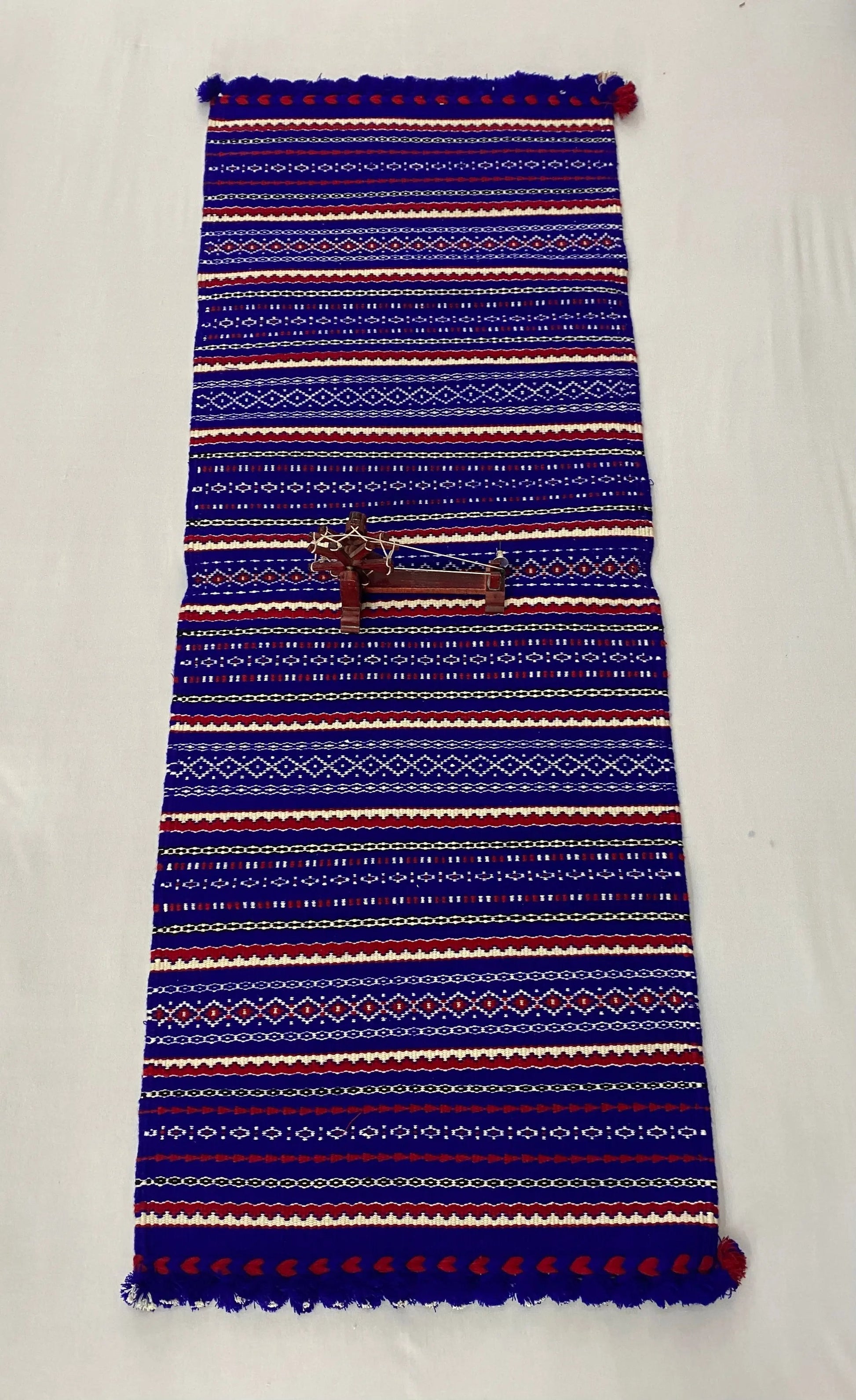 Handweave Bhujodi Woolen Runner(2x5  feet) RAKHIYO