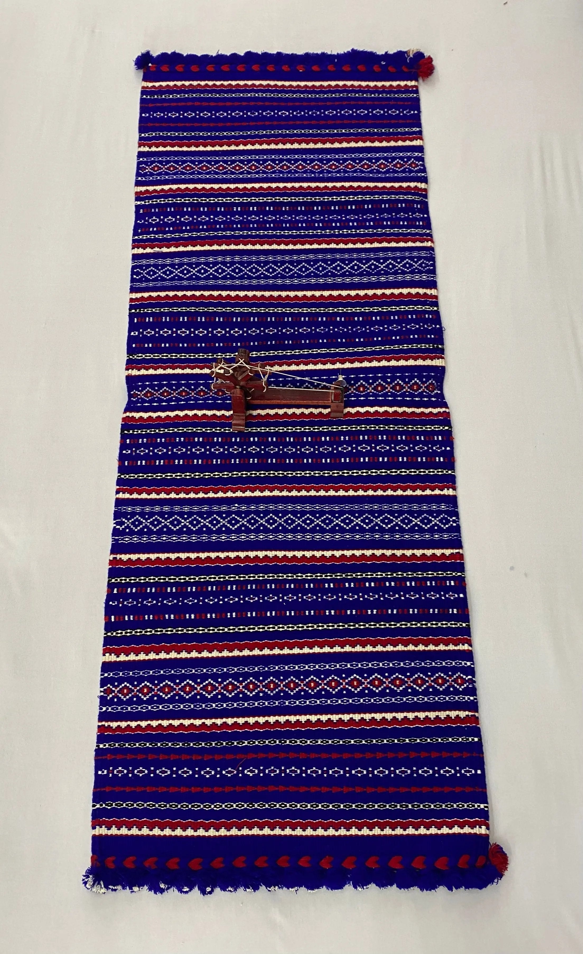 Handweave Bhujodi Woolen Runner(2x5  feet) RAKHIYO